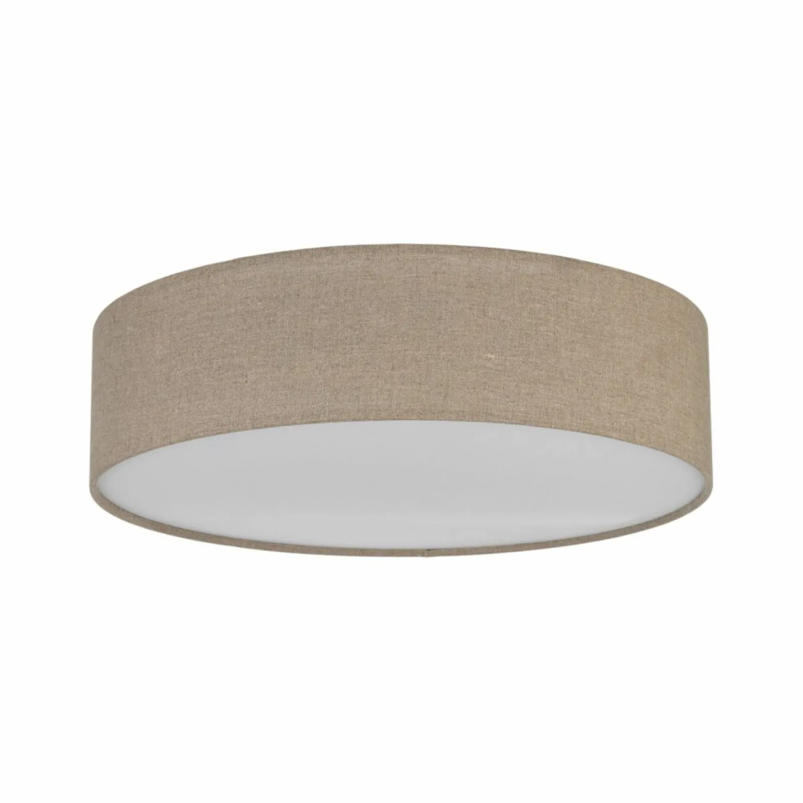 Sklep Kaja Lniana lampa sufitowa, zabudowany plafon TK 10166 EARTH | Kaja* Plafony Klasyczne | Plafony Nowoczesne