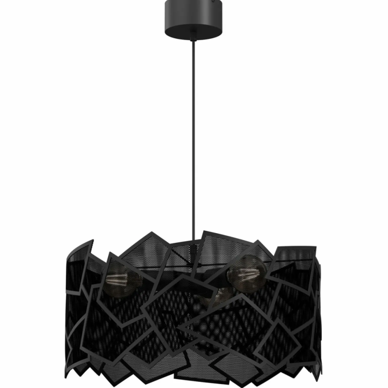 Best Sale Loftowa, czarna lampa wisząca do kuchni LX 550 CAMO | Kaja Oświetlenie Żyrandole Nowoczesne