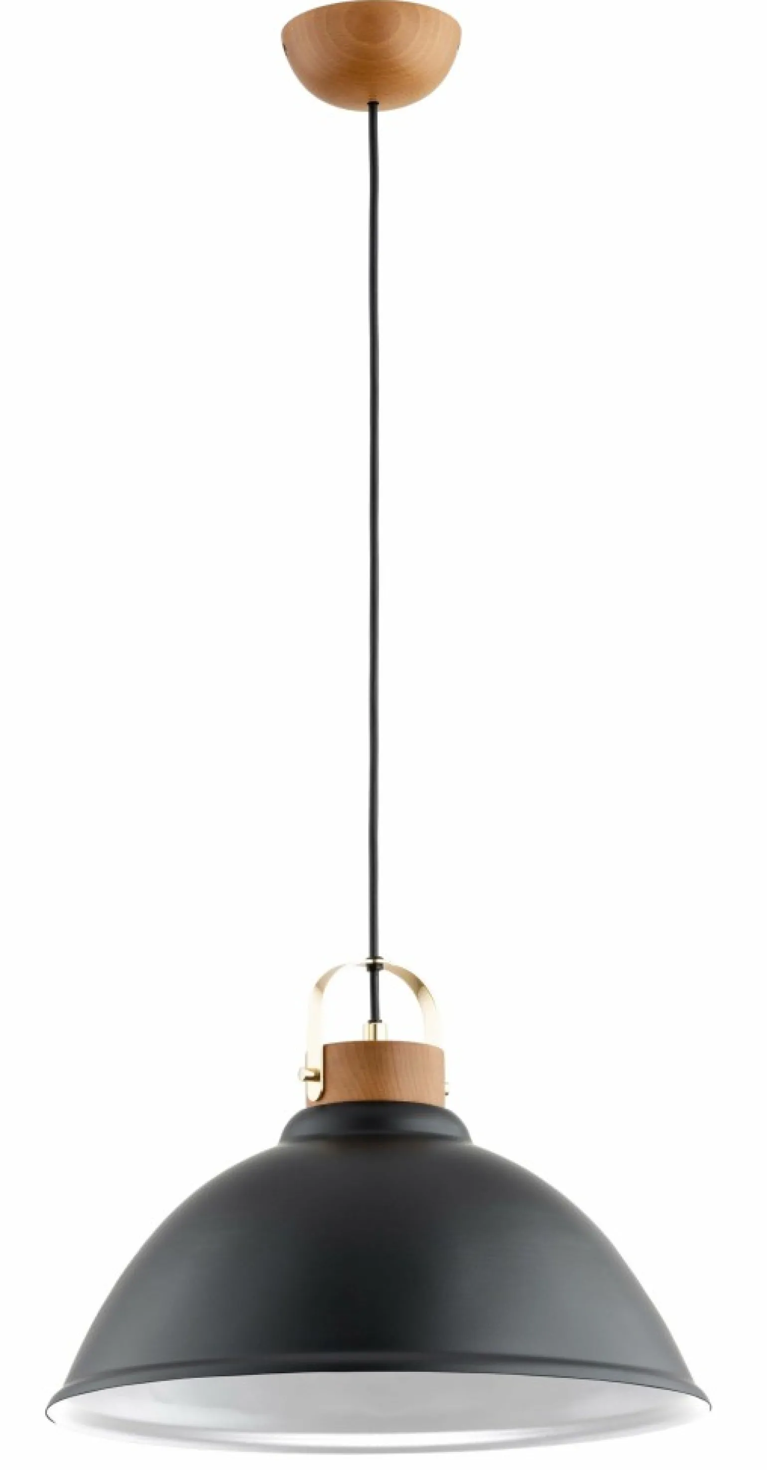 Shop Loftowa lampa wisząca z elementami drewna AL 61262 ALTI | Kaja Żyrandole Nowoczesne