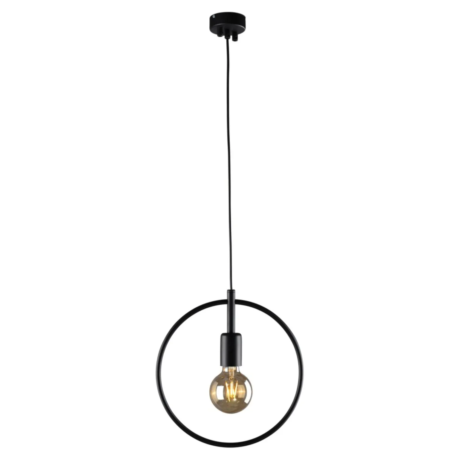 Best Sale Loftowa lampa wisząca z metalową obręczą K-3833 GEO | Kaja Oświetlenie Żyrandole Nowoczesne