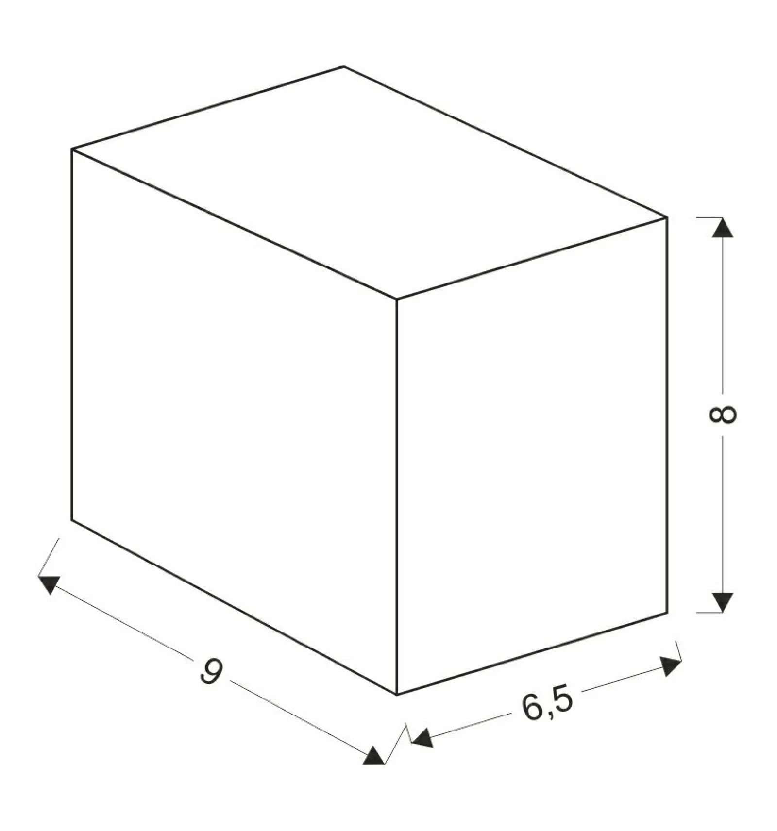 Sklep Kaja Mała, geometryczna lampa zewnętrzna kinkiet 21-32300 NERIUM | Kaja* Kinkiety Ogrodowe