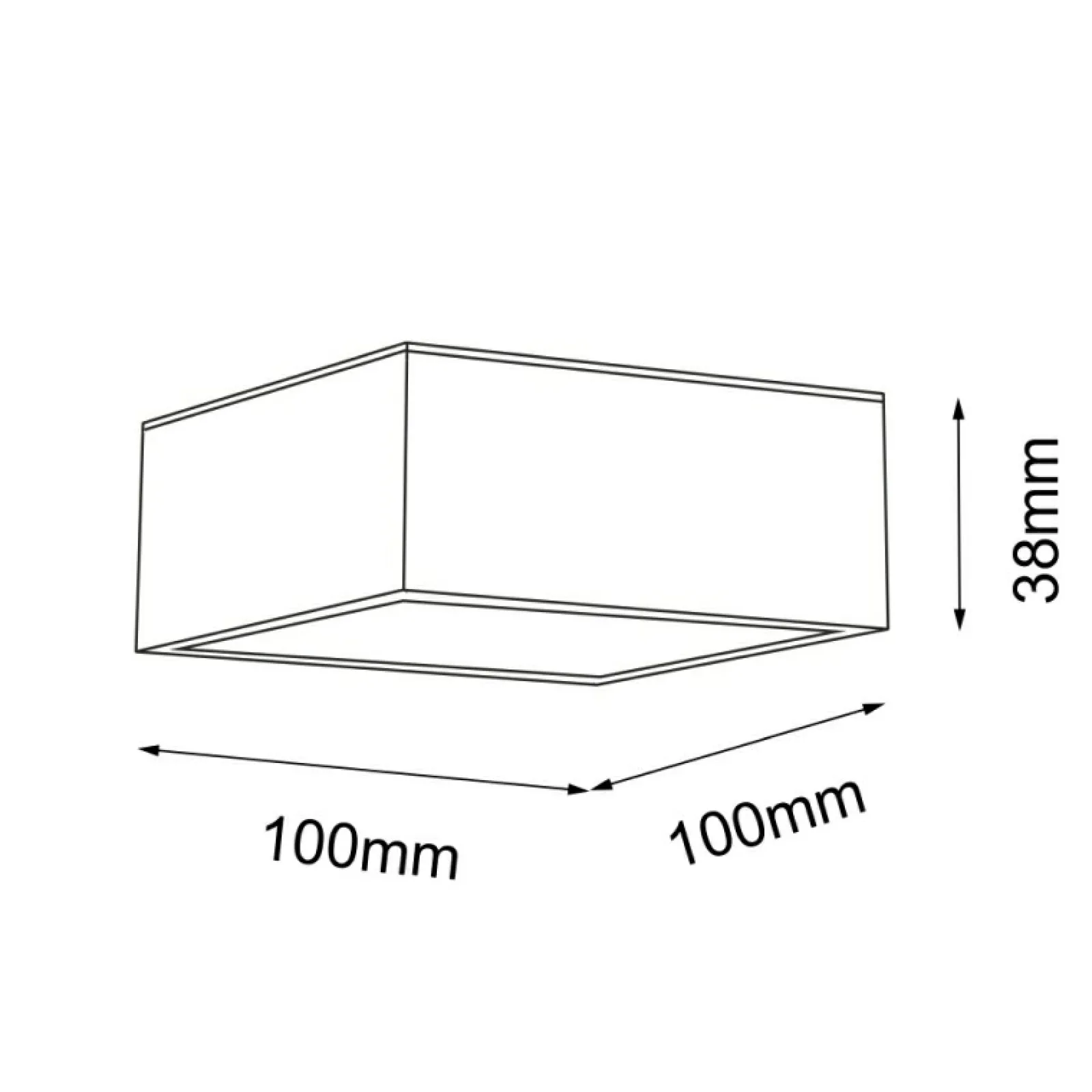 Sklep Kaja Mała lampa natynkowa LED IP44 4000K ANT 8578 z serii TOTTO* Lampy Led | Lampy Do Łazienki