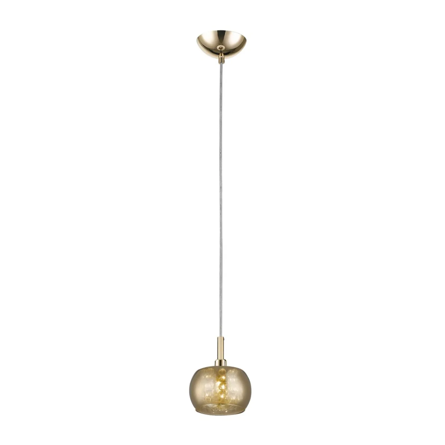 Best Sale Mała, ozdobna lampa wisząca do sypialni P0076-01A-F7HF CRYSTAL | Kaja Żyrandole Nowoczesne