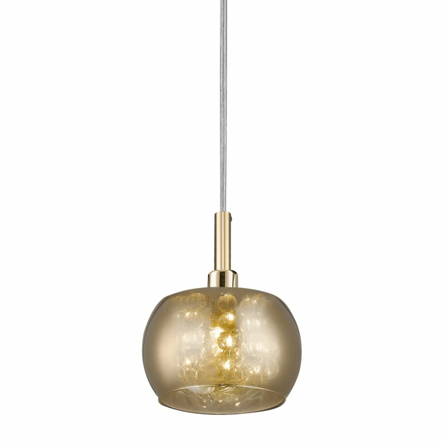 Best Sale Mała, ozdobna lampa wisząca do sypialni P0076-01A-F7HF CRYSTAL | Kaja Żyrandole Nowoczesne