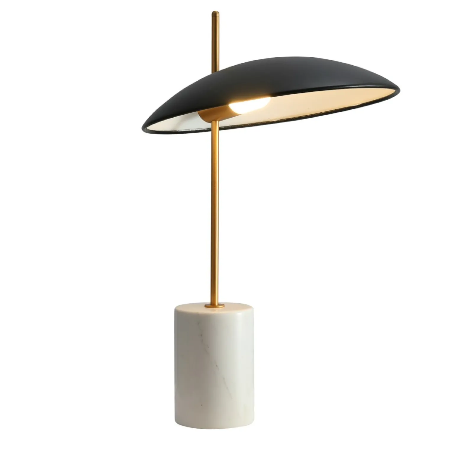 Sklep Kaja Marmurowa lampka stołowa do salonu TB-203342-1-BL VILAI | Kaja* Nowoczesne Lampki Stołowe | Lampy Led