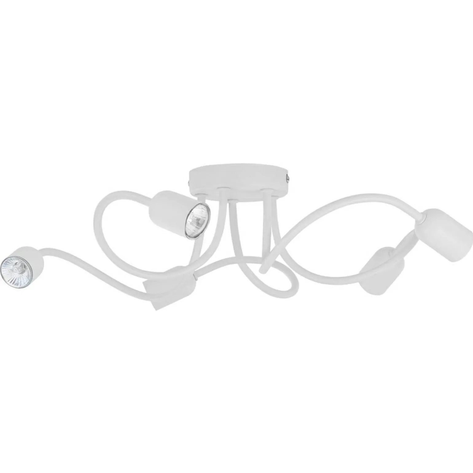 Best Sale Metalowa, biała lampa sufitowa bez kloszy TK 3431 z serii GRACJAN Żyrandole Nowoczesne