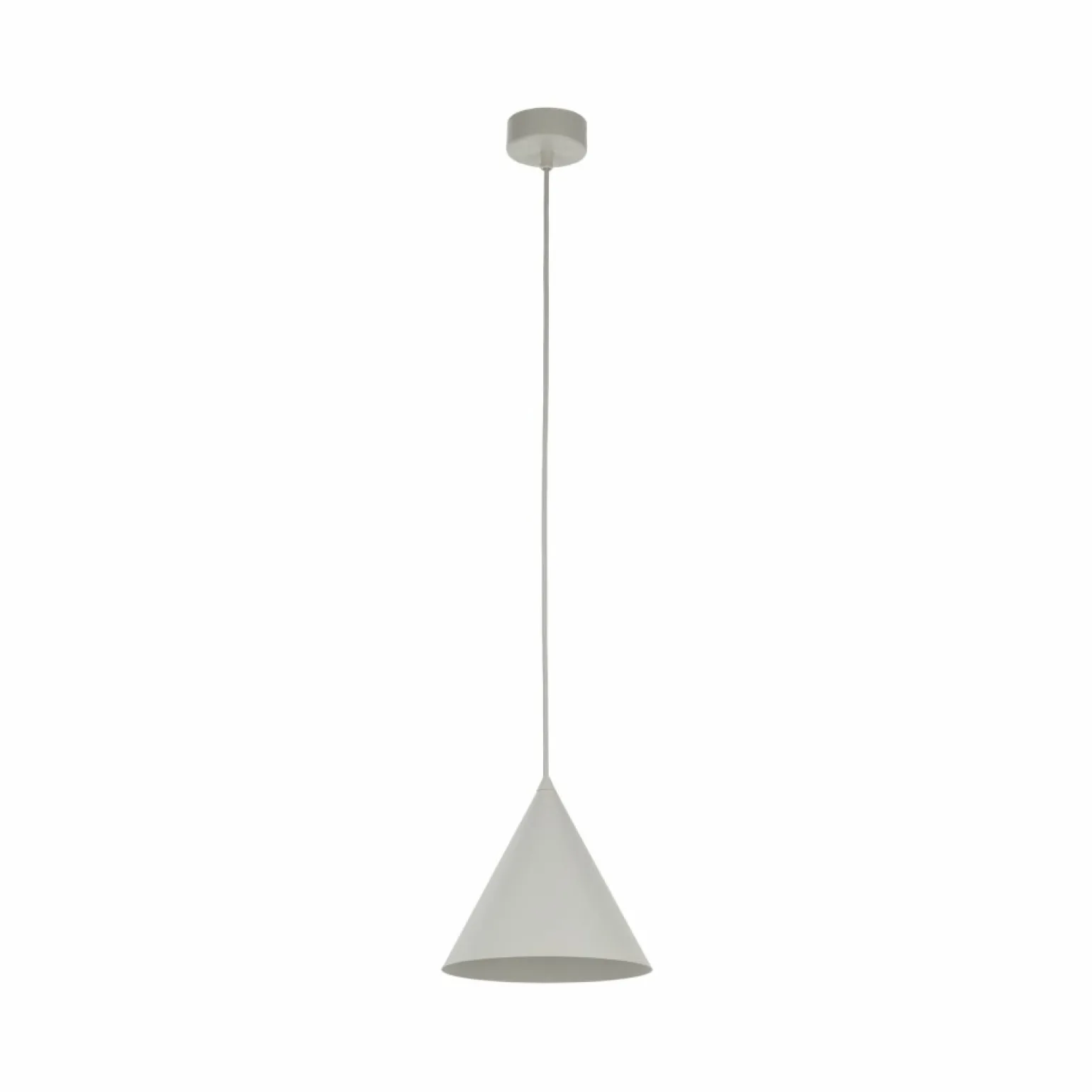 Flash Sale Minimalistyczna, beżowa lampa wisząca ⌀19cm TK 10072 CONO | Kaja Żyrandole Nowoczesne