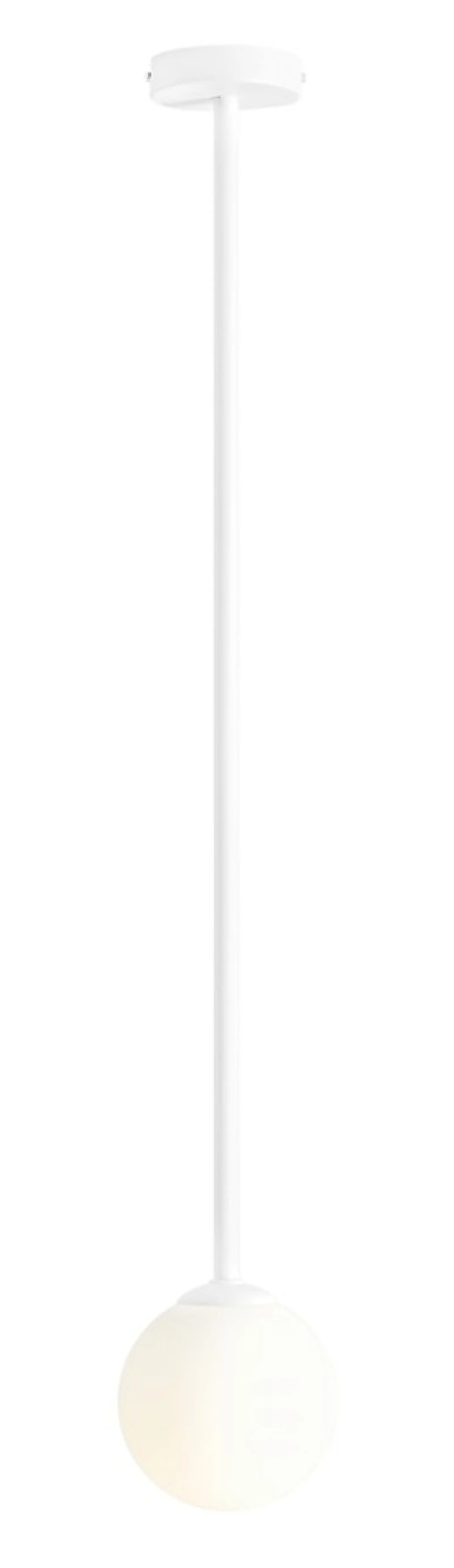 Sklep Kaja Minimalistyczna, biała lampa na sztywnym zwisie 1080PL_G_L PINNE* Plafony Nowoczesne
