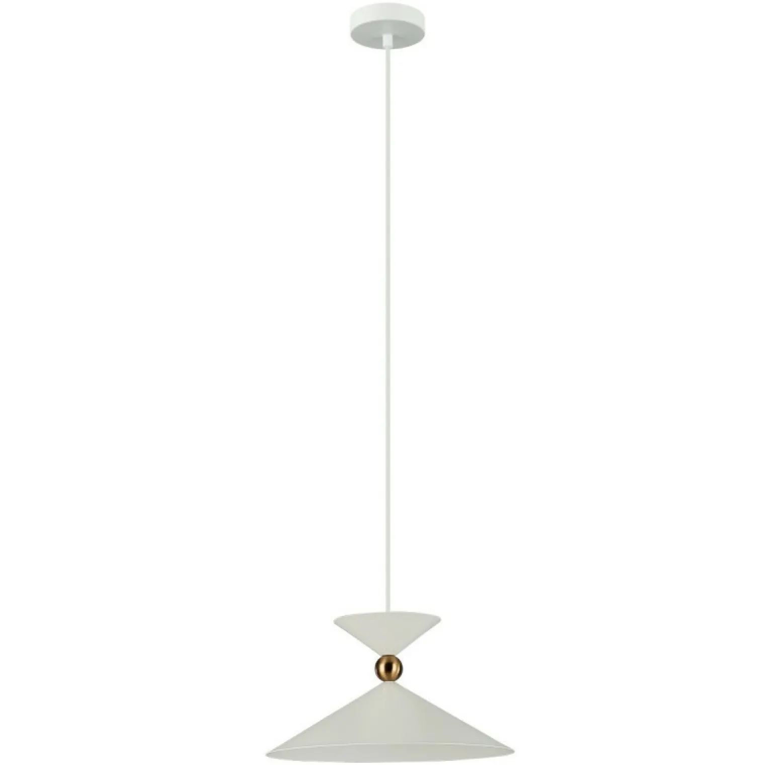 Hot Minimalistyczna, biała lampa wisząca PND-84432-1-WH z serii QUELTO Żyrandole Nowoczesne