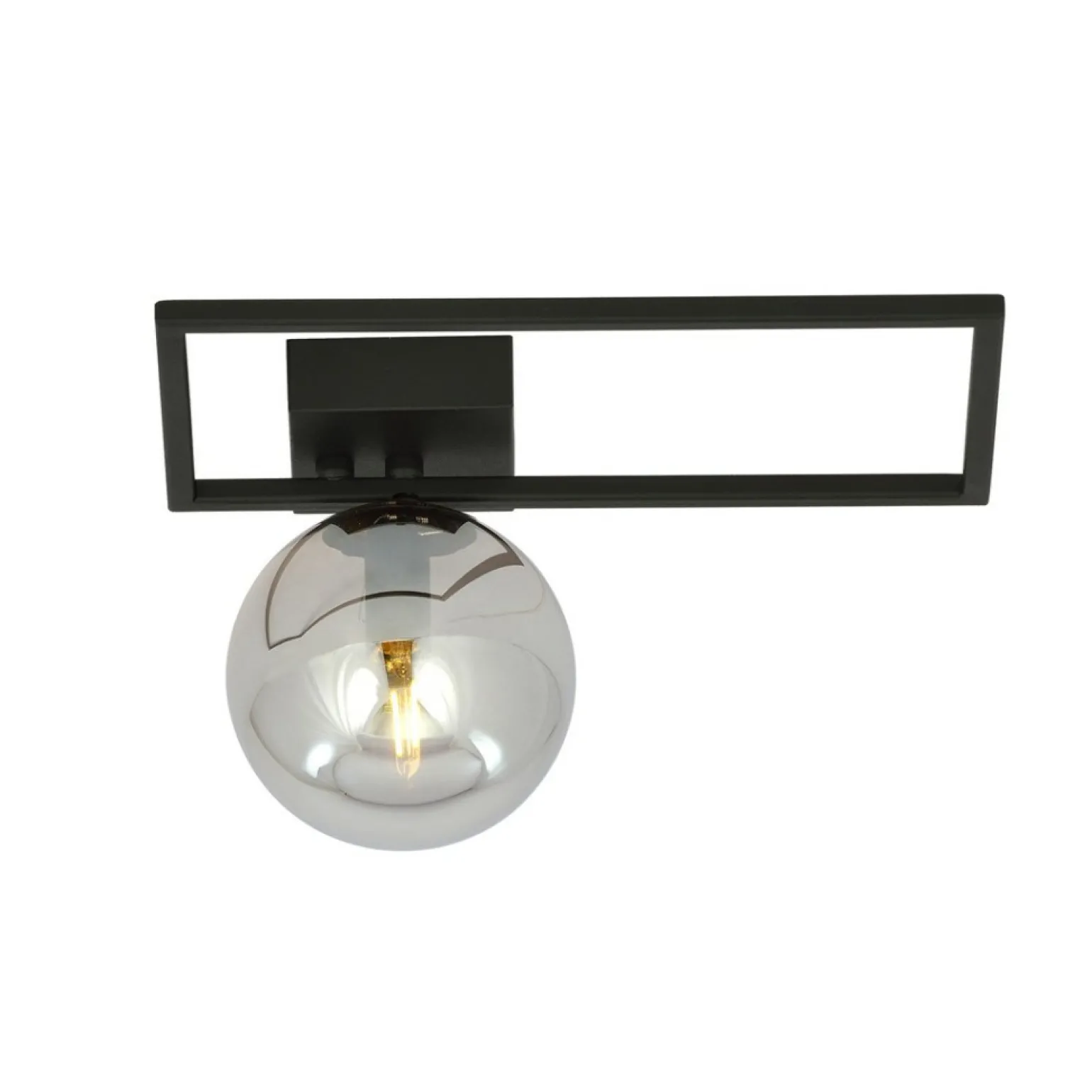 Best Sale Minimalistyczna, czarna lampa sufitowa z kulą 1131/1D IMAGO | Kaja Żyrandole Nowoczesne
