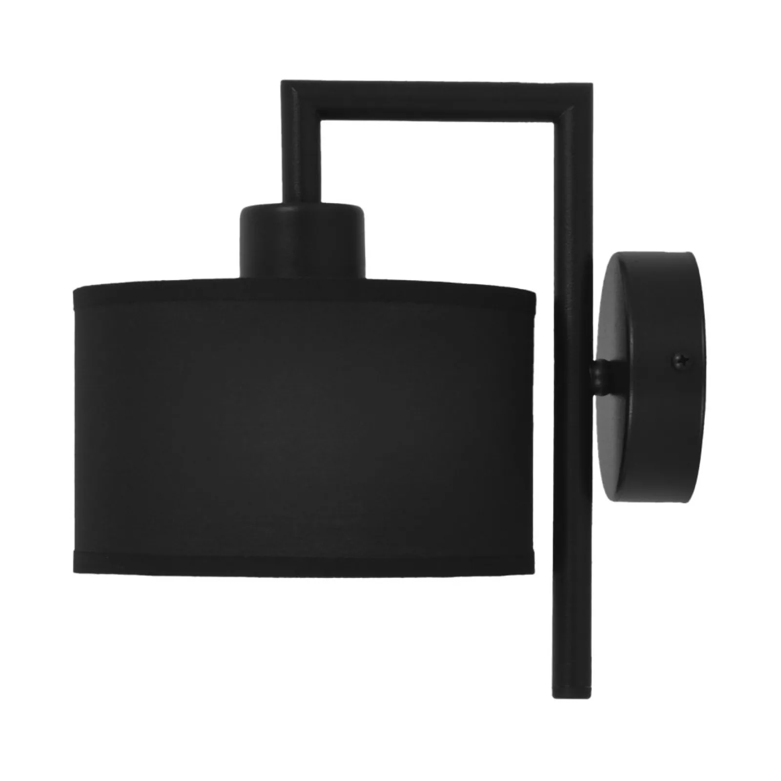 Sklep Kaja Minimalistyczna lampa ścienna K-4324 SIMONE BLACK | Kaja Oświetlenie* Kinkiety Tradycyjne | Kinkiety Z Abażurem