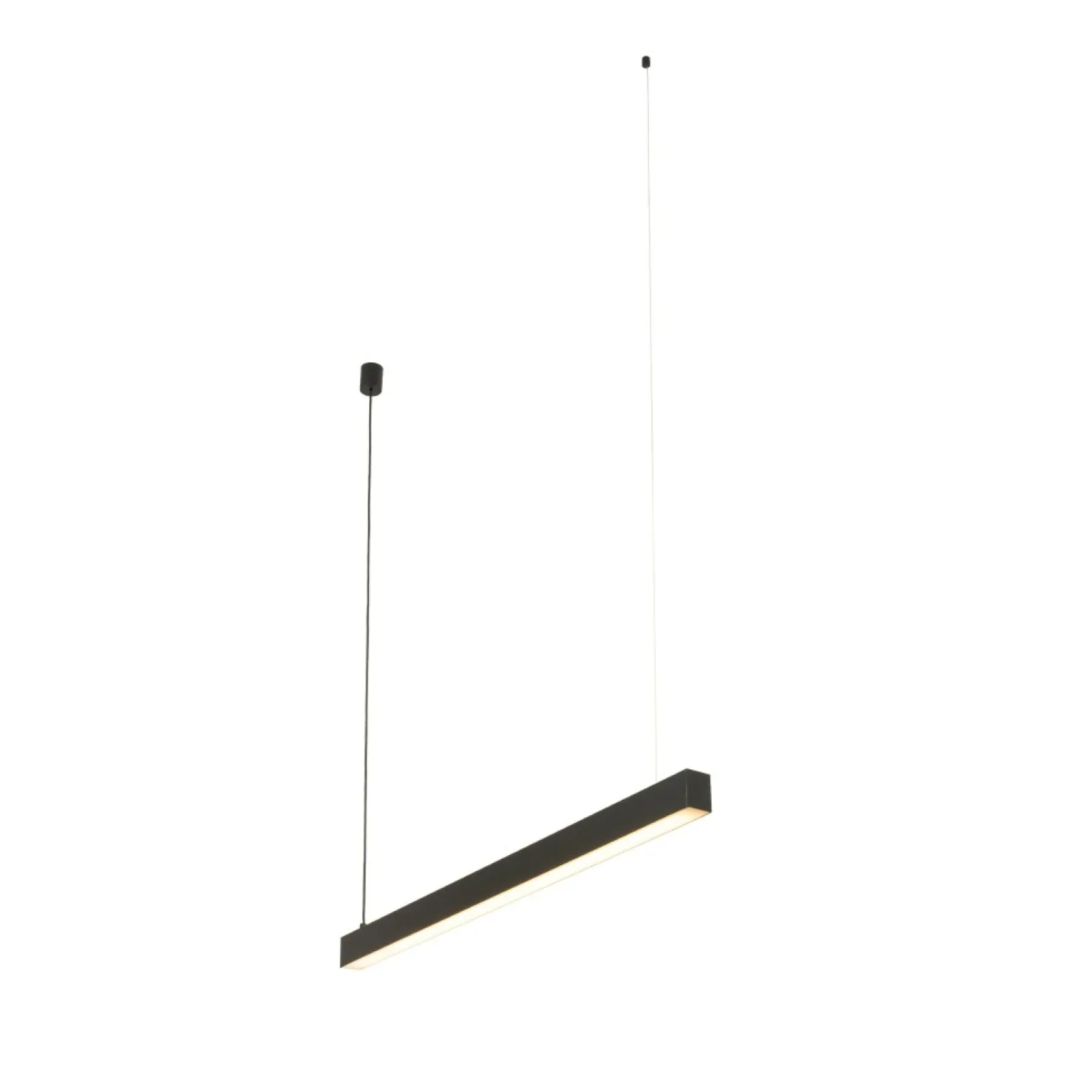 Outlet Minimalistyczna lampa LED nad stół TK 18080 LUXE BLACK | Kaja Żyrandole Nowoczesne