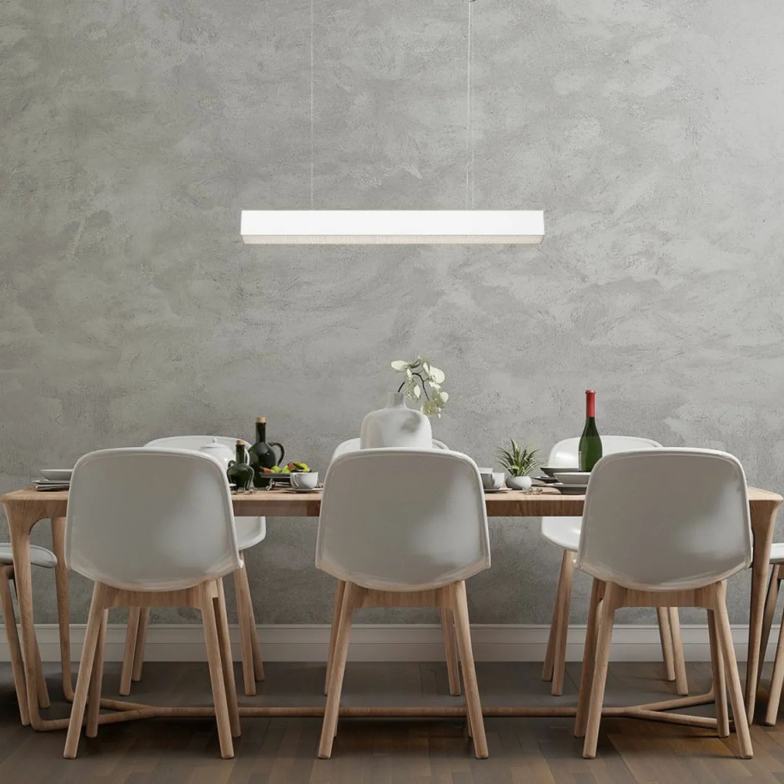 Best Sale Minimalistyczna lampa listwa 80cm LP-1201/1P M WH SMART MIRA M | Kaja Żyrandole Nowoczesne