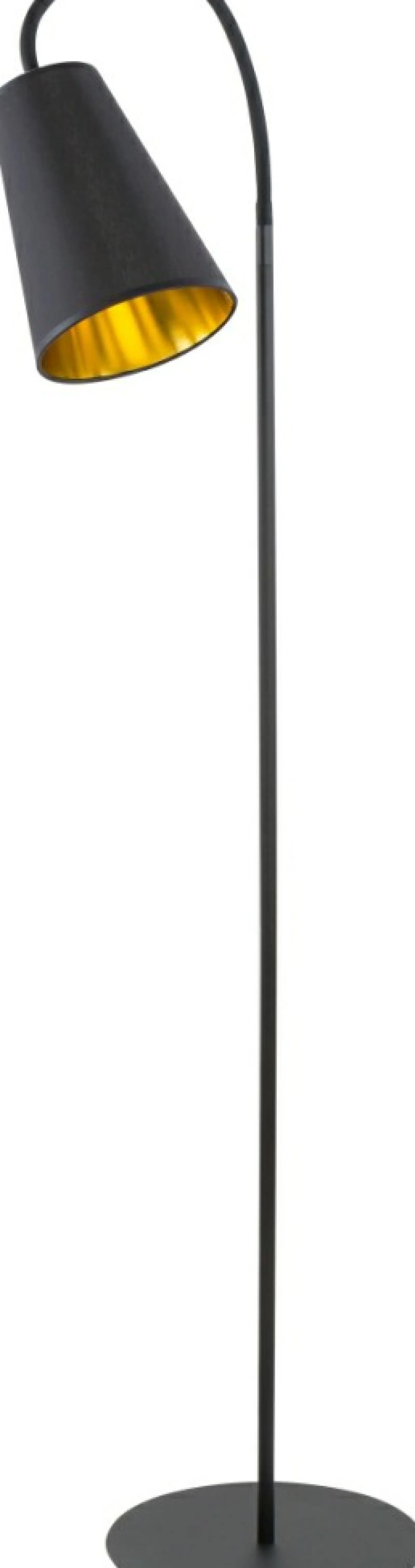 Sklep Kaja Minimalistyczna lampa podłogowa TK 1099 WIRE GOLD | Kaja Oświetlenie* Tradycyjne Lampy Podłogowe