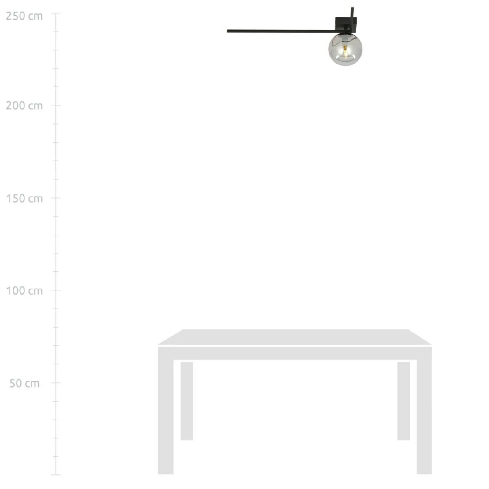 Sklep Kaja Minimalistyczna lampa sufitowa, ciemna kula 1131/1F IMAGO | Kaja* Plafony Nowoczesne