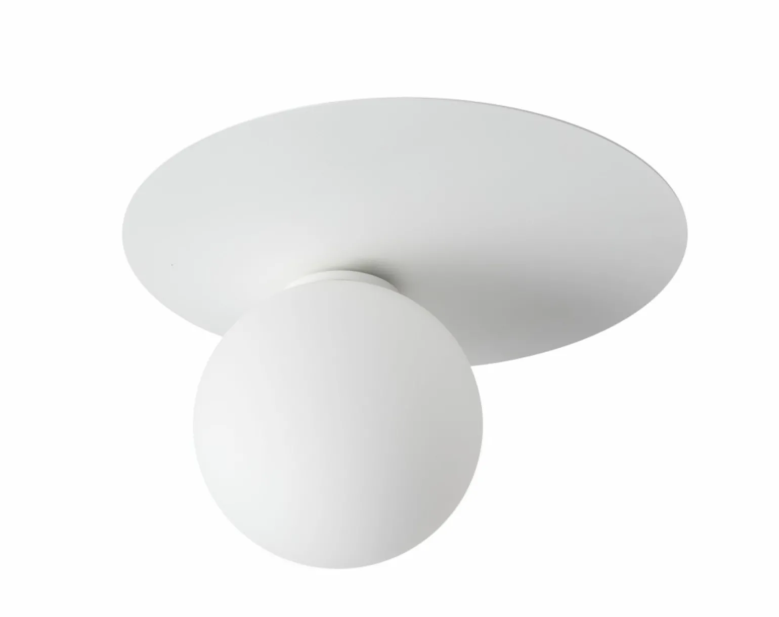 Best Sale Minimalistyczna lampa sufitowa z kloszem SIG 33262 z serii ARGON KOŁO Żyrandole Nowoczesne
