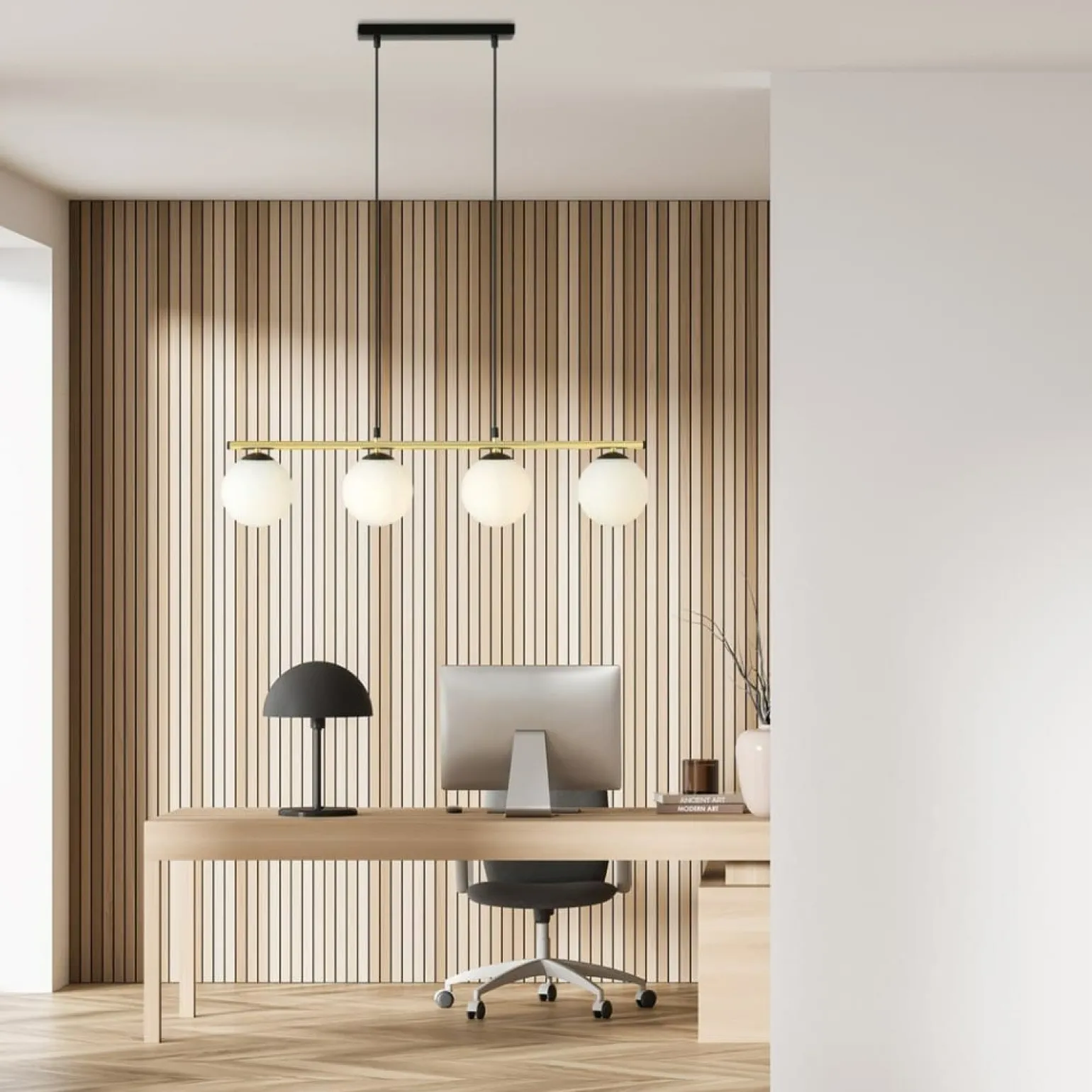 Sale Minimalistyczna lampa wisząca and wyspę kuchenną 1254/4 z serii ALLORA Żyrandole Nowoczesne