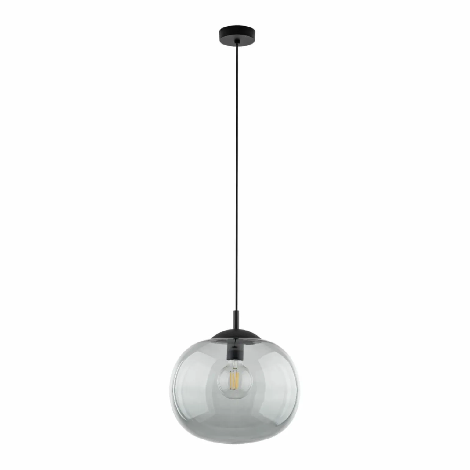Sale Minimalistyczna lampa wisząca ⌀35cm TK 4972 VIBE GRAPHITE | Kaja Żyrandole Nowoczesne