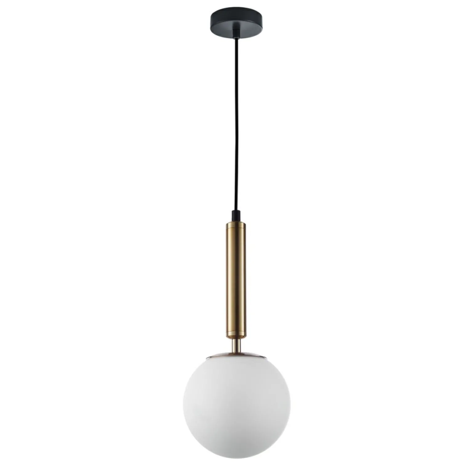 Online Minimalistyczna lampa wisząca PND-2324-1 GD+OPA RAVENA | Kaja Żyrandole Nowoczesne