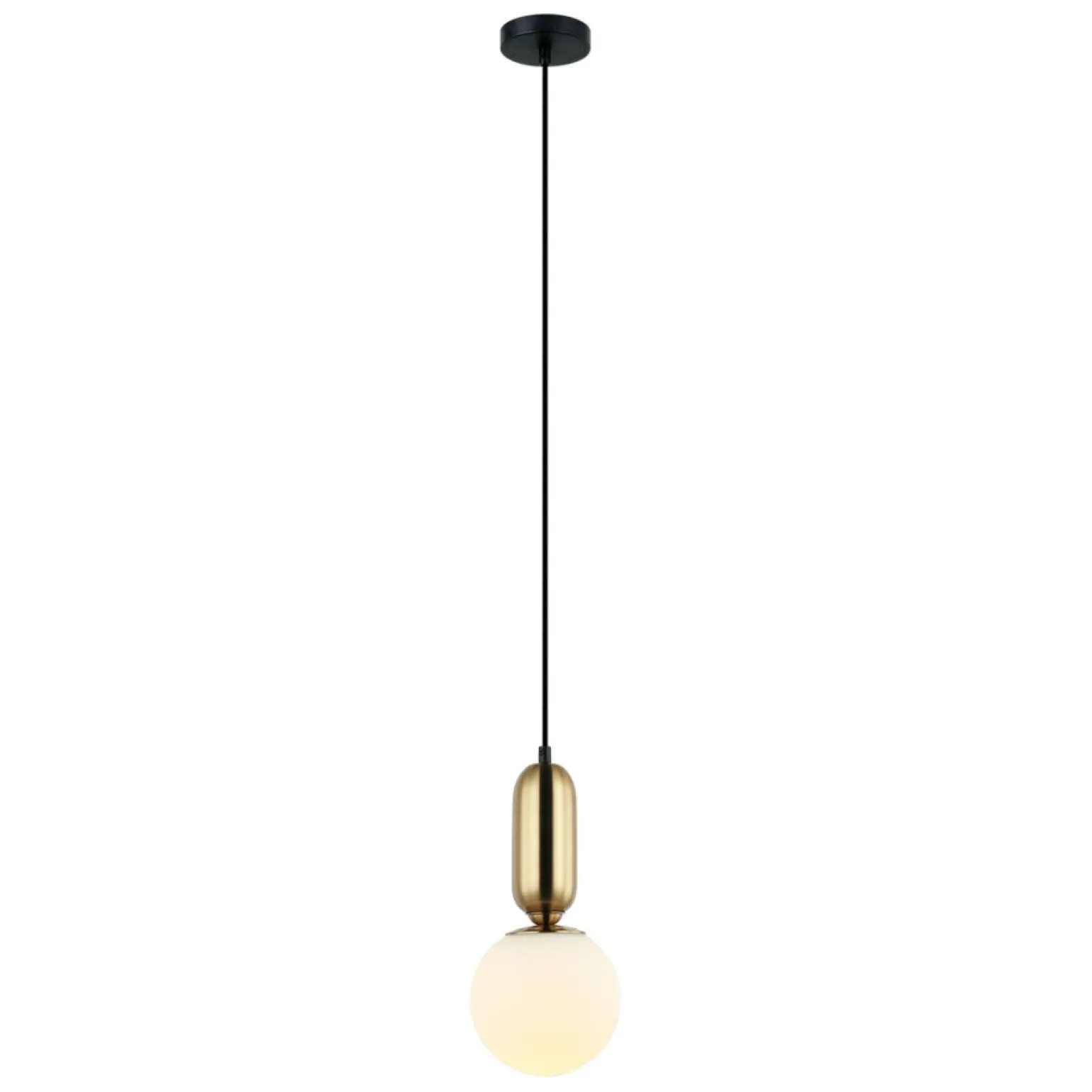 Best Sale Minimalistyczna lampa wisząca PND-02340-1S-BRO ALDEVA | Kaja Żyrandole Nowoczesne