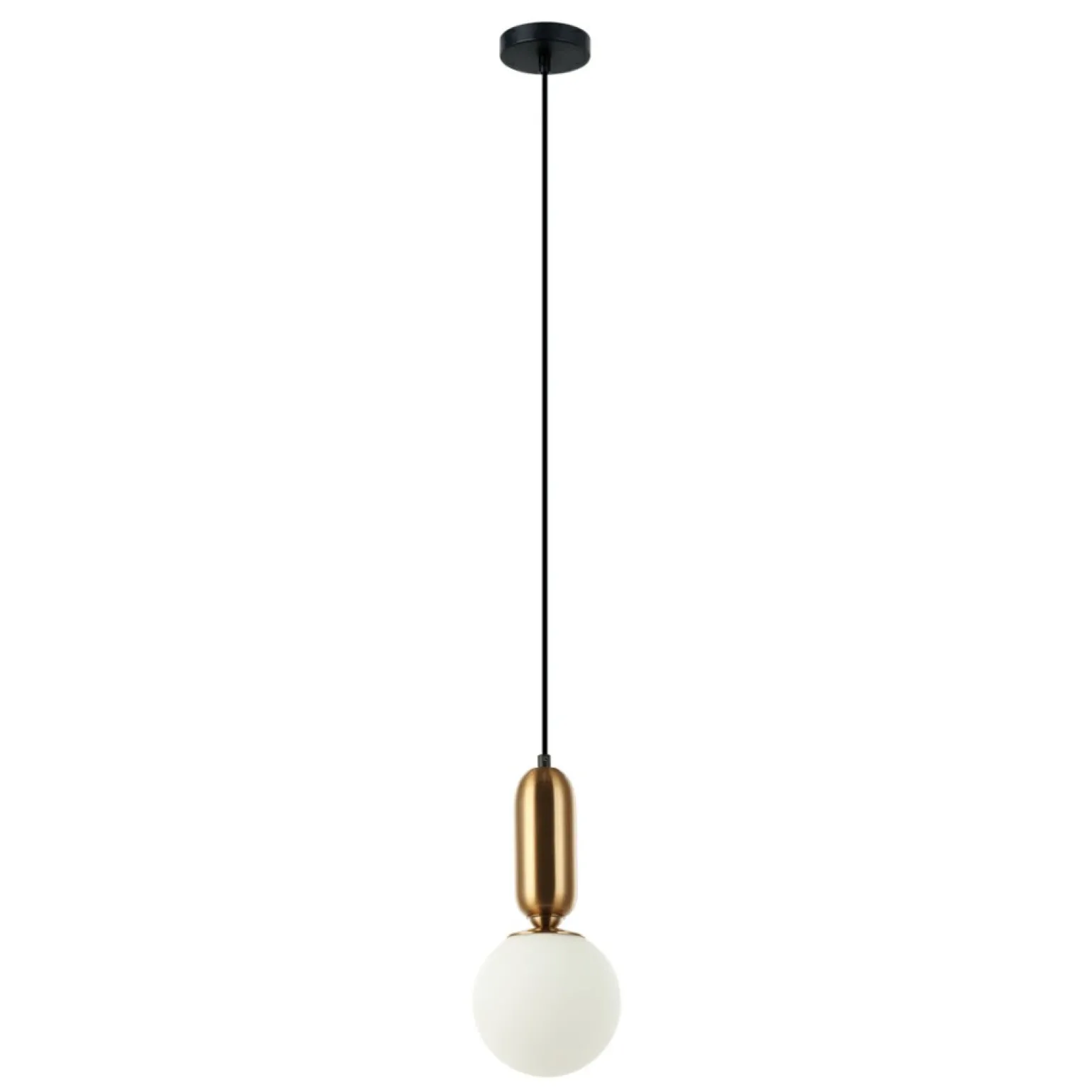 Best Sale Minimalistyczna lampa wisząca PND-02340-1S-BRO ALDEVA | Kaja Żyrandole Nowoczesne