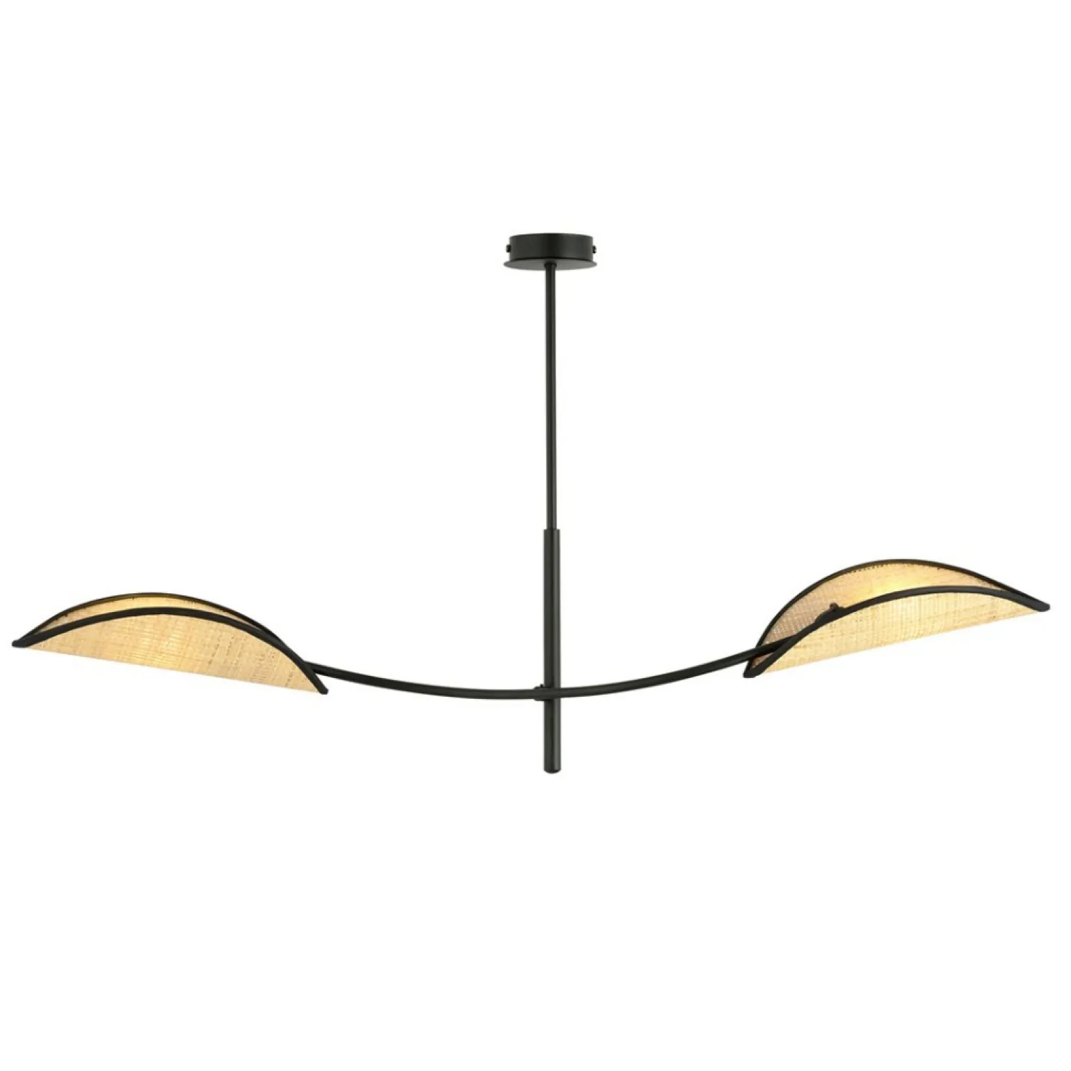 Store Minimalistyczna lampa z ozdobnymi abażurami 1108/2 LOTUS | Kaja Żyrandole Nowoczesne