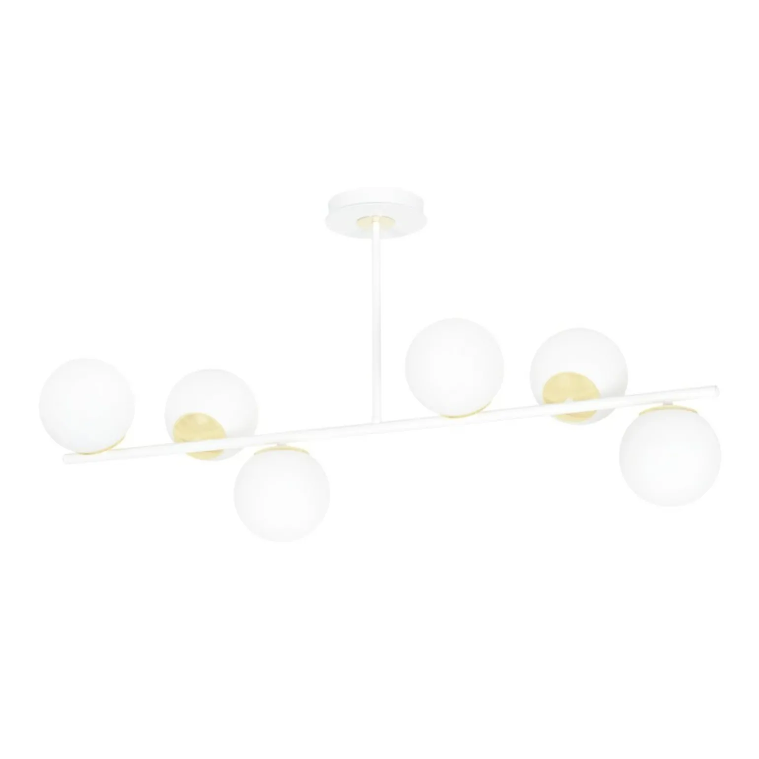 Online Minimalistyczna lampa ze złotymi elementami 1023/6 FLOKI | Kaja Żyrandole Nowoczesne