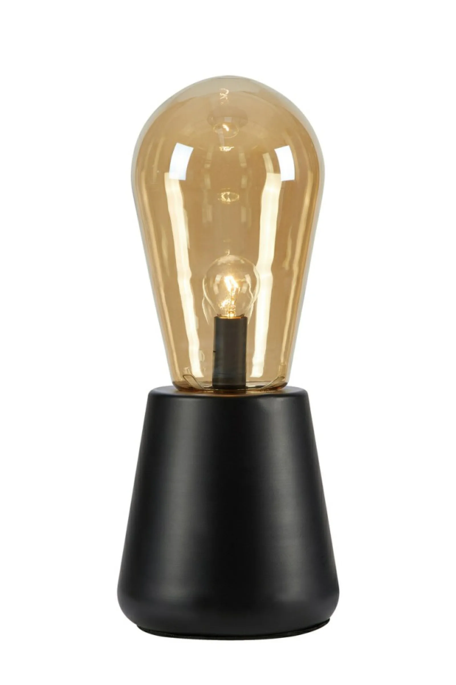 Sklep Kaja Minimalistyczna lampka z odsłoniętą żarówką 108416 z serii BROOKE* Nowoczesne Lampki Stołowe