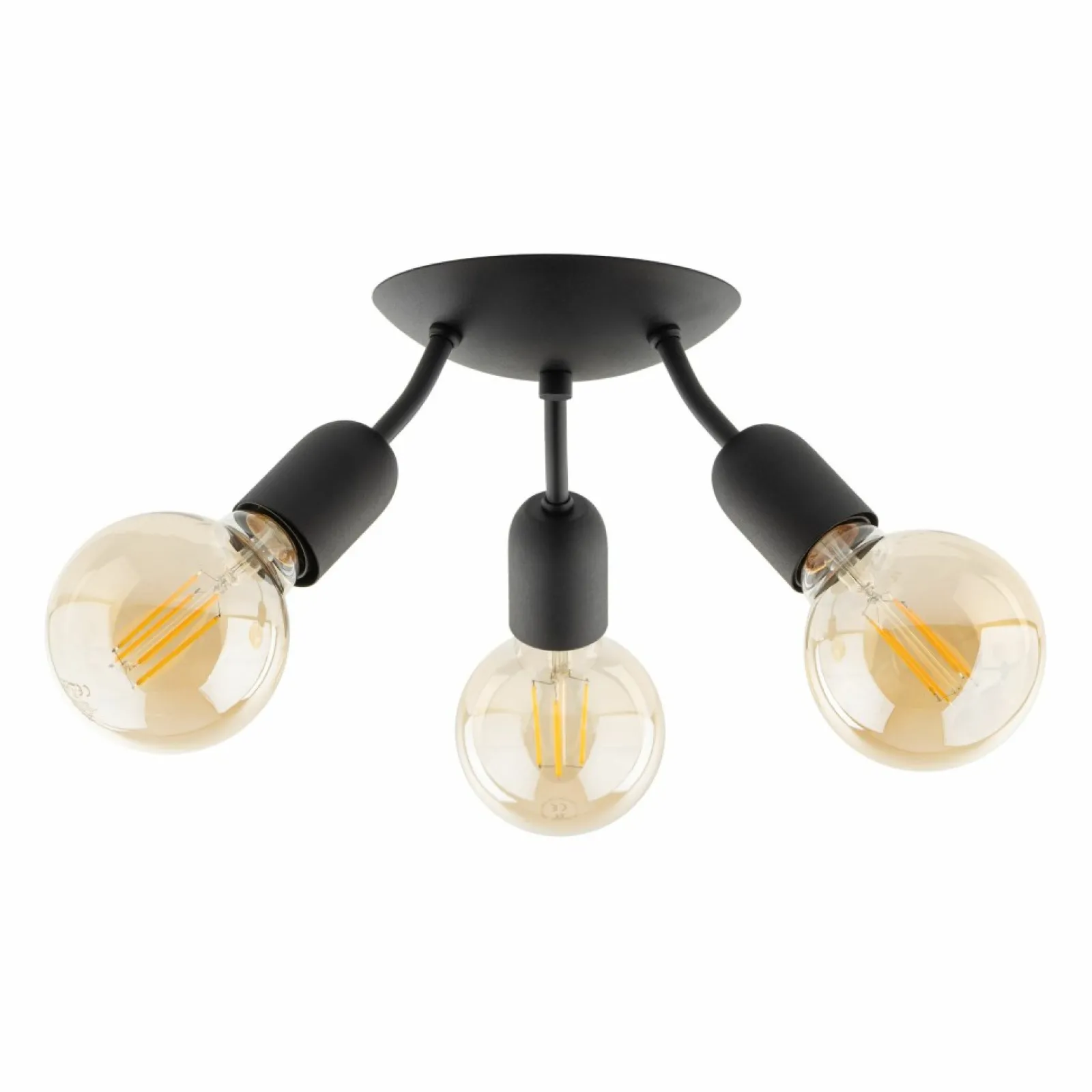 Sklep Kaja Minimalistyczna, metalowa lampa sufitowa bez kloszy TK 4829 RUBIO* Plafony Nowoczesne