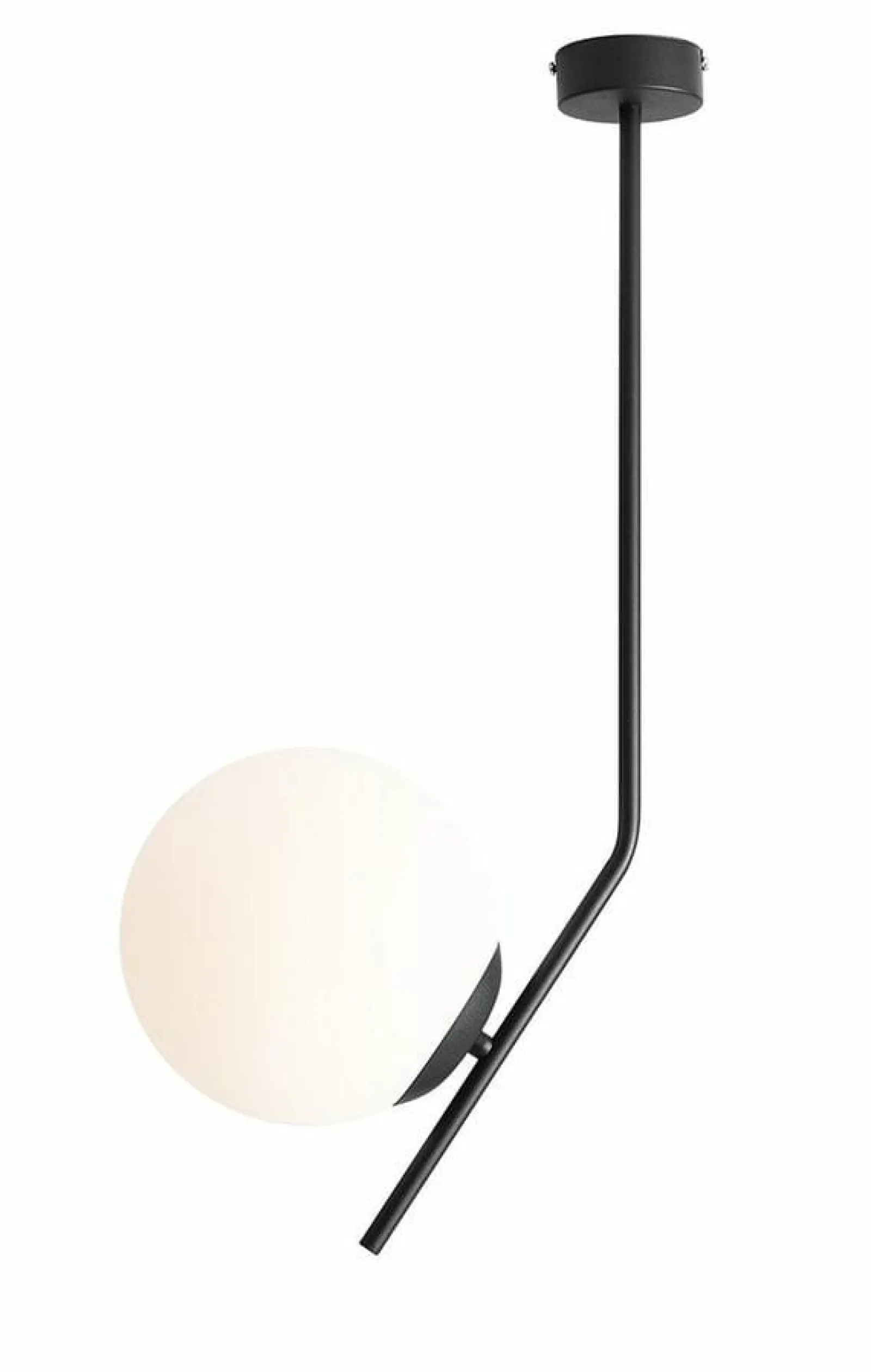 Sklep Kaja Minimalistyczna, prosta lampa sufitowa z kloszem 1095PL_G1 GALLIA* Plafony Nowoczesne