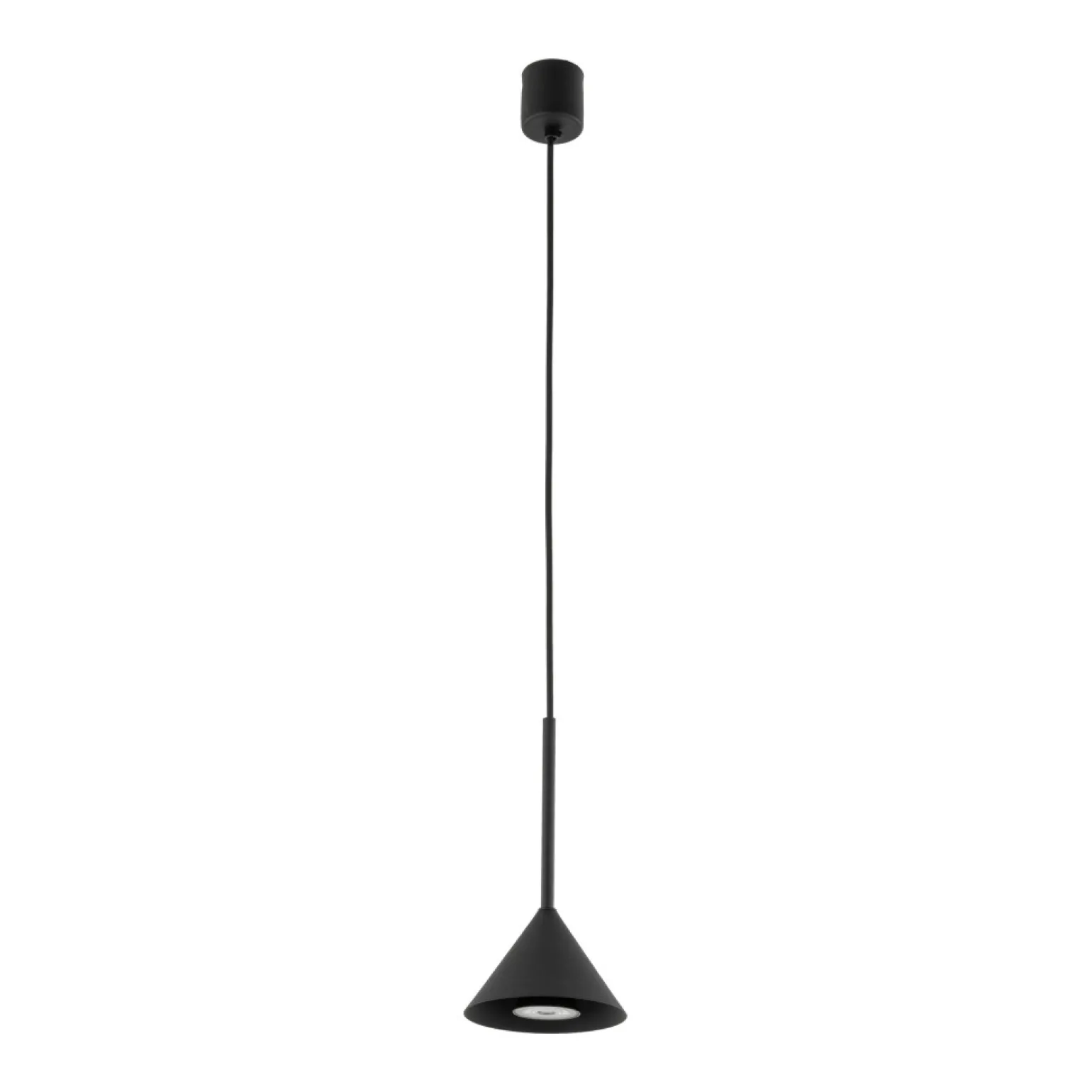 Sale Minimalistyczna, stożkowa lampa TK 10304 CONO BLACK MINI | Kaja Żyrandole Nowoczesne