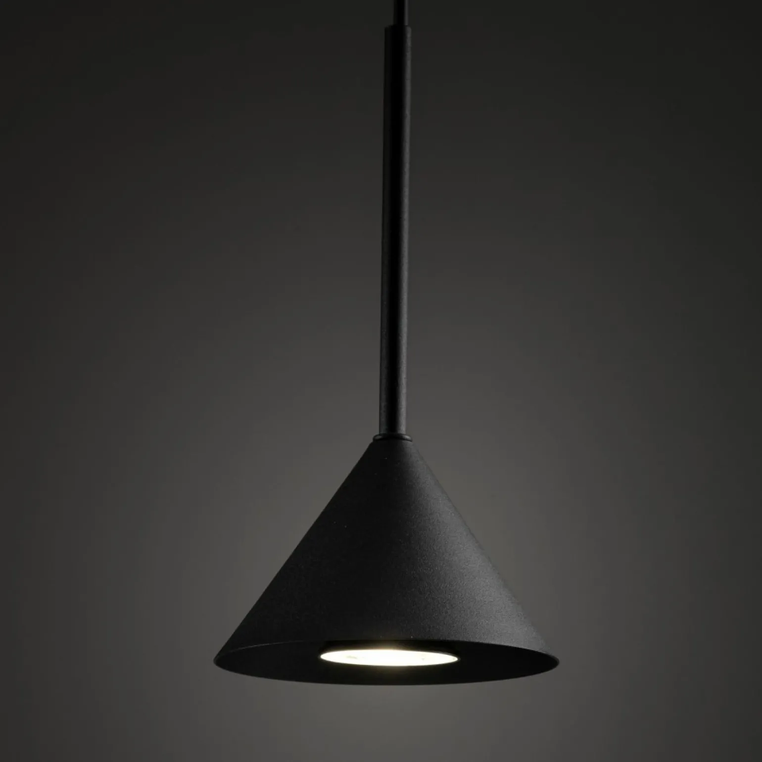 Sale Minimalistyczna, stożkowa lampa TK 10304 CONO BLACK MINI | Kaja Żyrandole Nowoczesne
