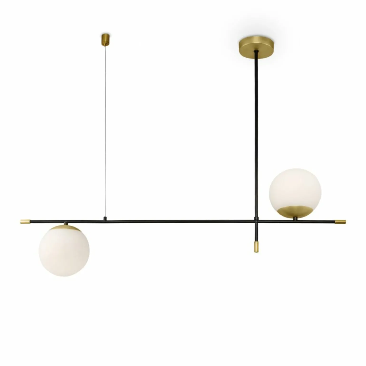 Fashion Minimalistyczna, złota lampa MOD048PL-02G NOSTALGIA | Kaja Oświetlenie Żyrandole Nowoczesne