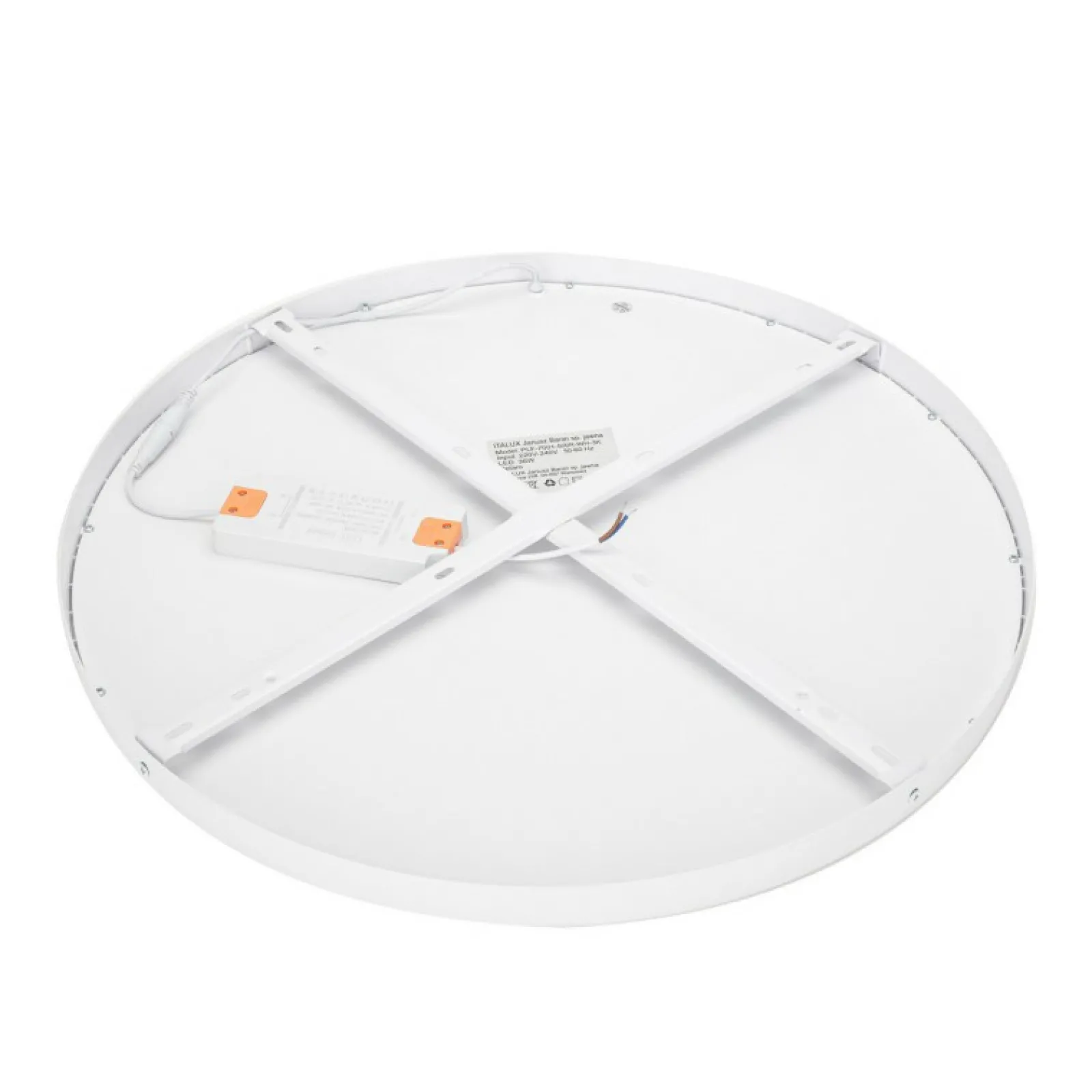 Sklep Kaja Minimalistyczny plafon ⌀50cm 3000K PLF-7001-500R-WH-3K z serii PELARO* Lampy Led | Plafony Nowoczesne