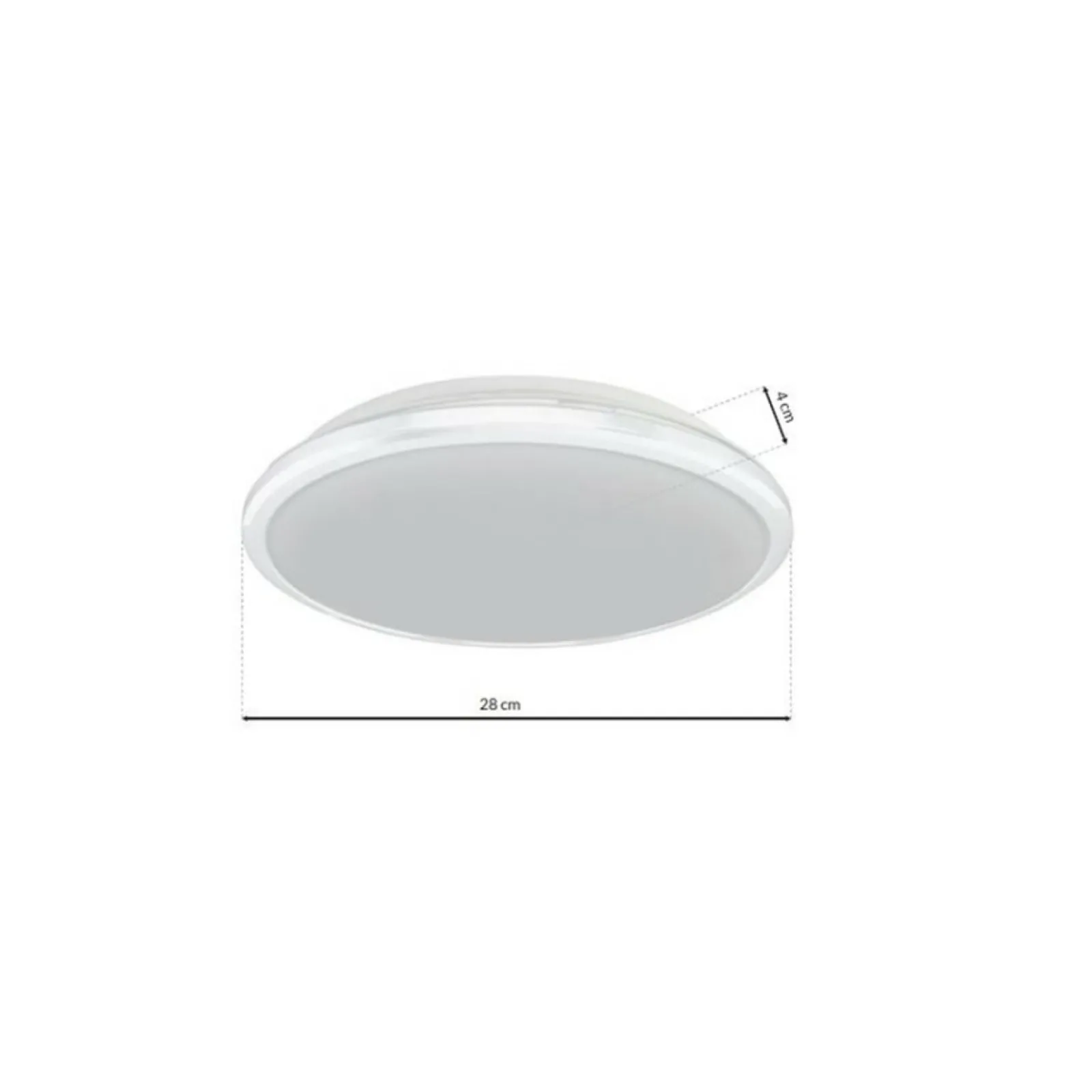 Sklep Kaja Minimalistyczny plafon do każdego wnętrza ML6401 z serii TERMA | Kaja Oświetleni* Plafony Nowoczesne | Lampy Led