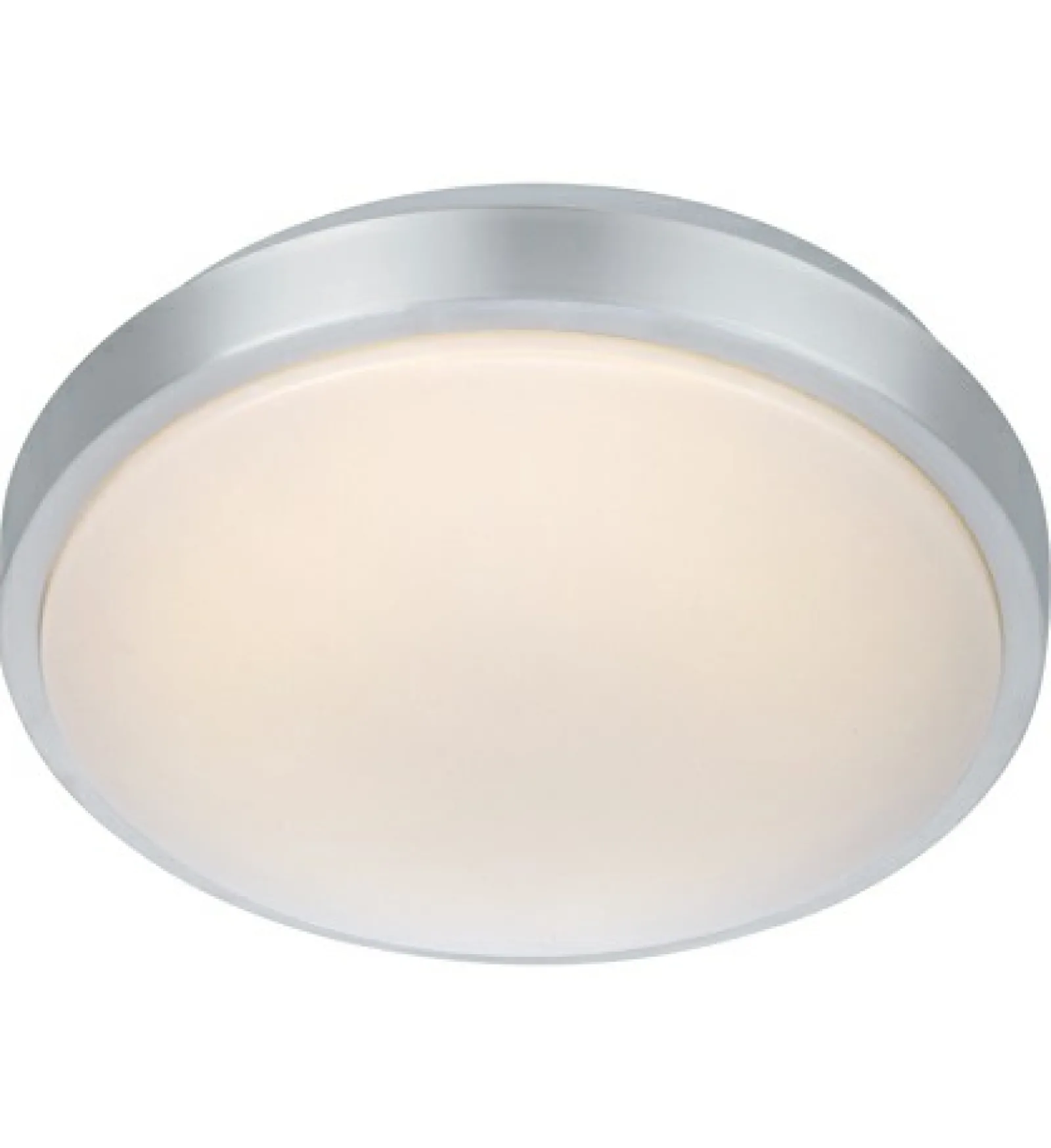 Sklep Kaja Minimalistyczny plafon w kolorze aluminium 105958 | Kaja Oświetlenie* Lampy Led | Plafony Klasyczne