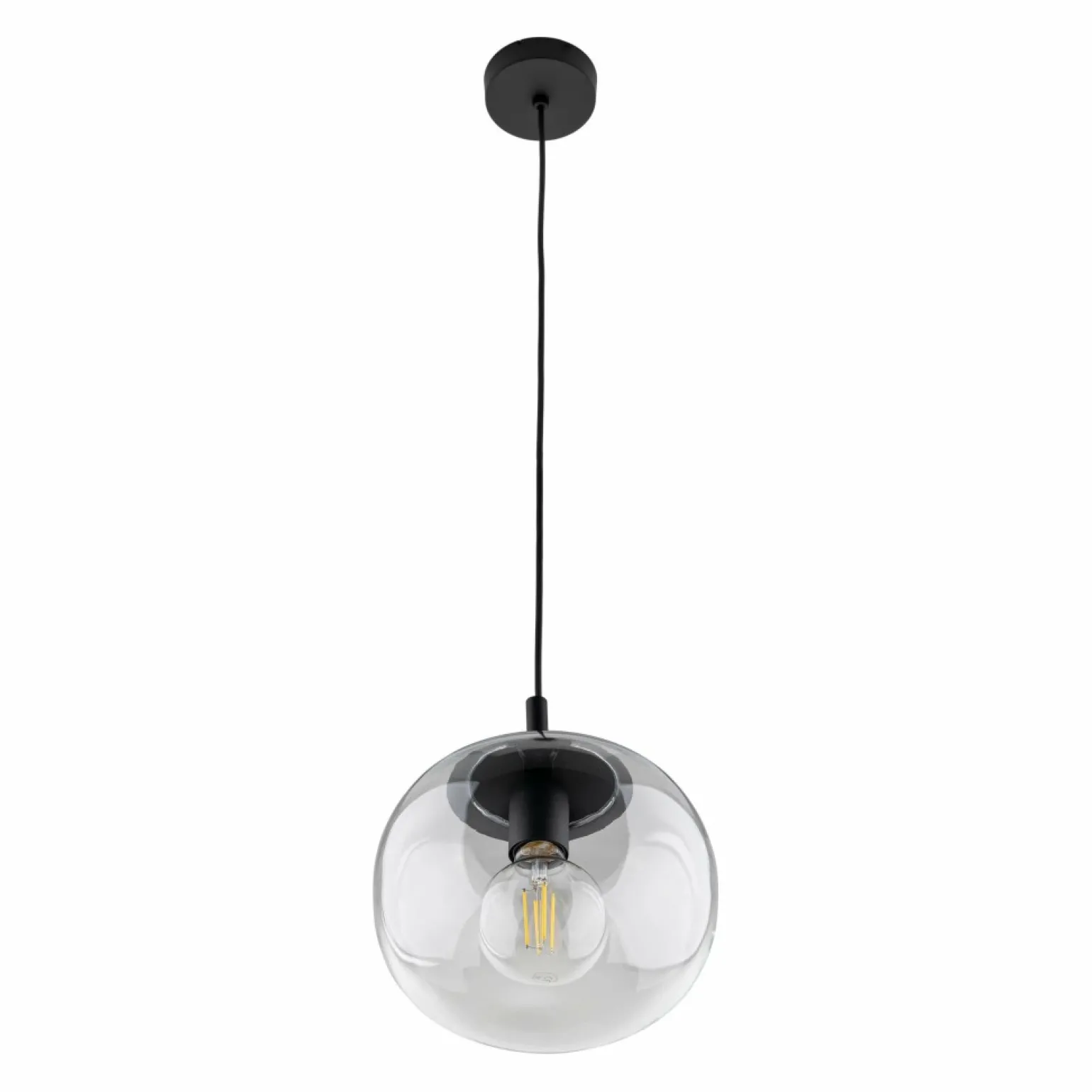 Online Minimalistyczny zwis do kuchni ⌀35cm TK 4818 VIBE TRANSPARENT | Kaja Żyrandole Nowoczesne
