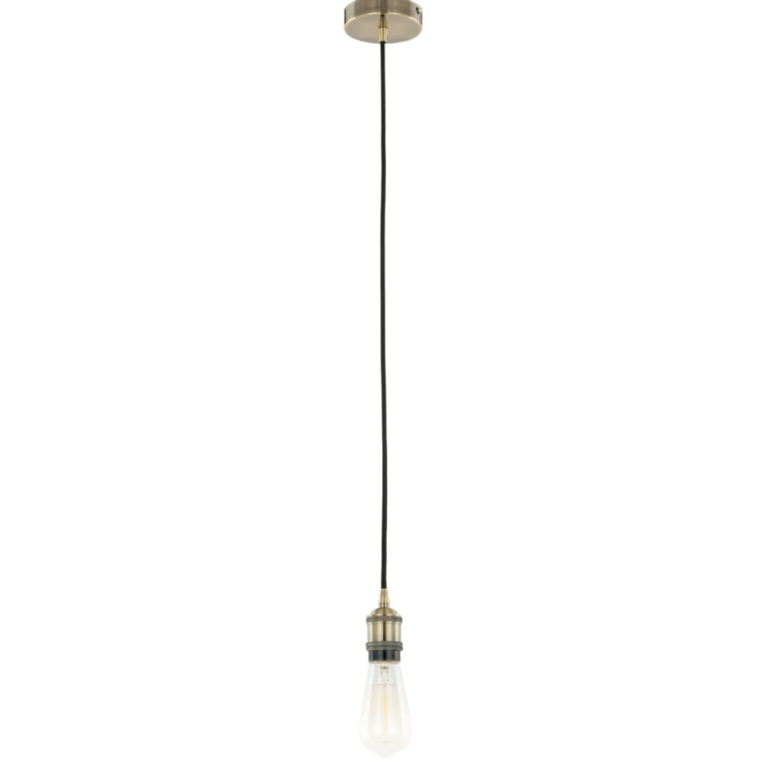 New Minimalistyczny zwis DS-M-034 ANTIQUE BRASS CLASSO | Kaja Oświetlenie Żyrandole Nowoczesne