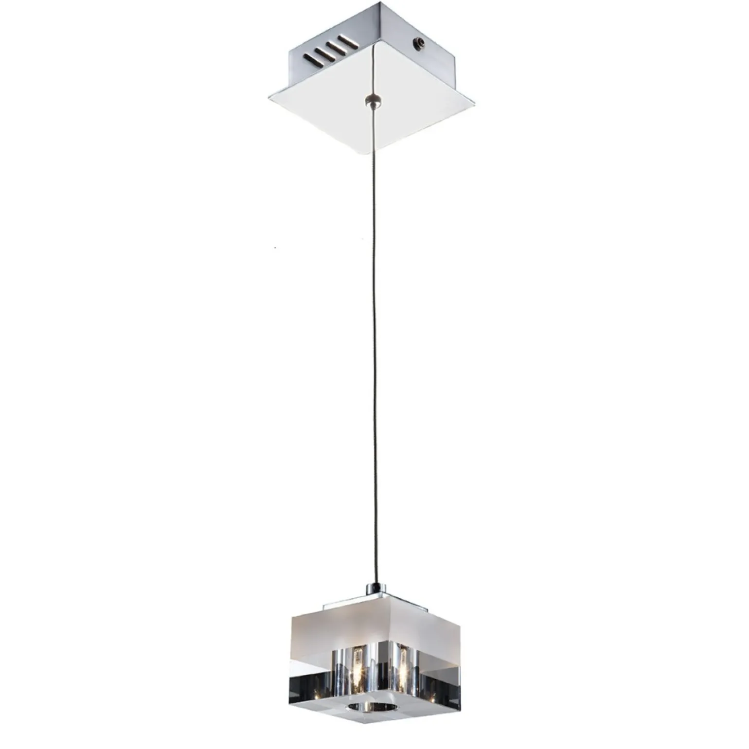 Clearance Minimalistyczny zwis, punktowa kostka MD9216-1A CUBRIC | Kaja Żyrandole Nowoczesne