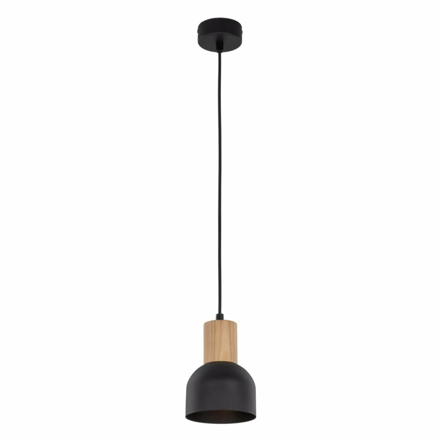 Fashion Minimalistyczny zwis z drewnianą oprawką TK 4894 CAIRO | Kaja Żyrandole Nowoczesne