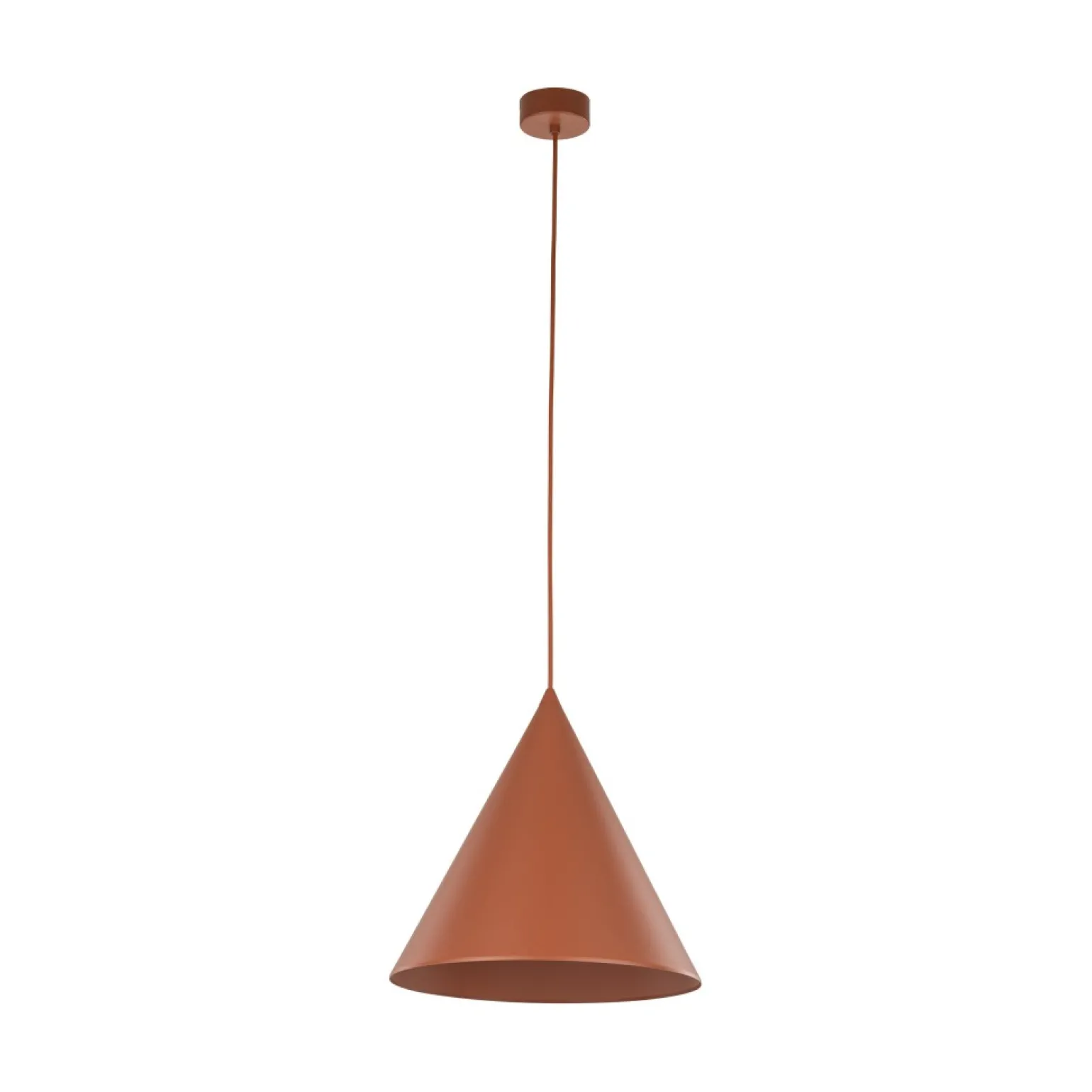 Sale Modernistyczna, czerwona lampa stożek ⌀32cm TK 10065 CONO | Kaja Żyrandole Nowoczesne