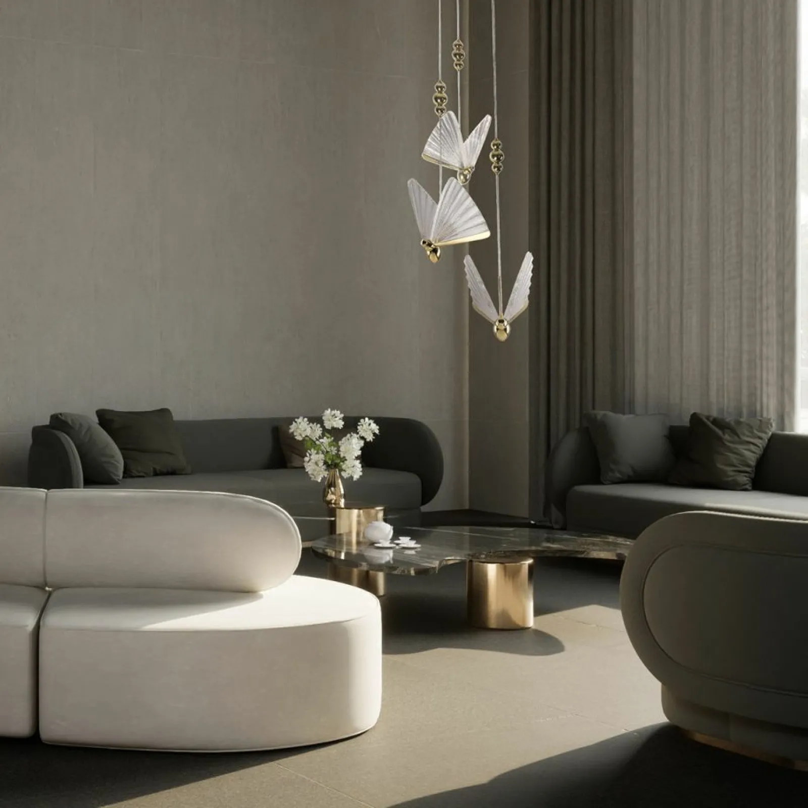 Sklep Kaja Modernistyczna lampa wisząca motyle LP-1715/3P MARIPOSA | Kaja* Lampy Led