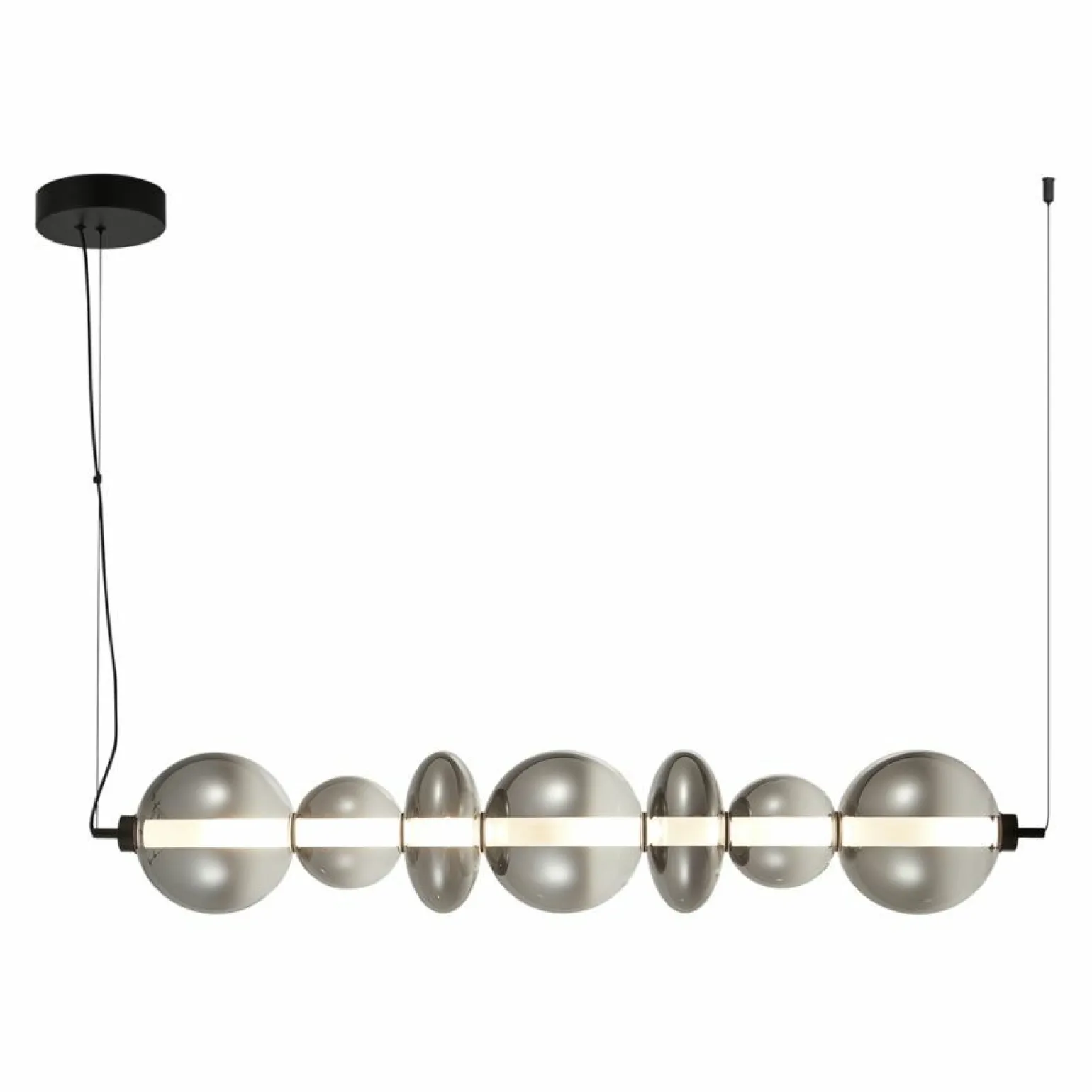 Online Modernistyczna lampa wisząca, świecące kamienie ML0348 DAPHNE | Kaja Żyrandole Nowoczesne