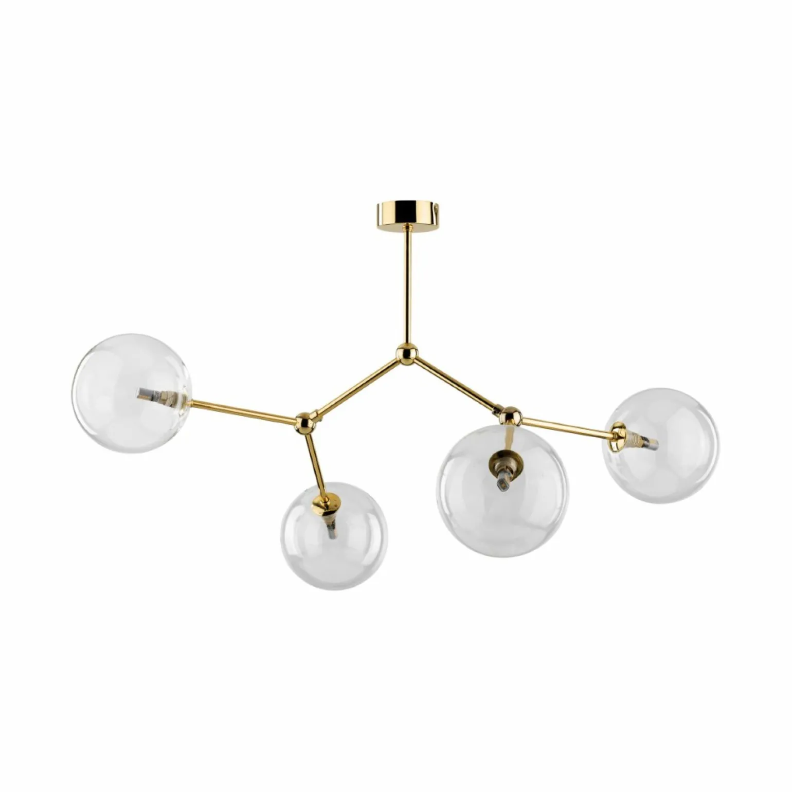 Best Sale Molekularna lampa nad stół w jadalni TK 10070 FAIRY GOLD | Kaja Żyrandole Nowoczesne