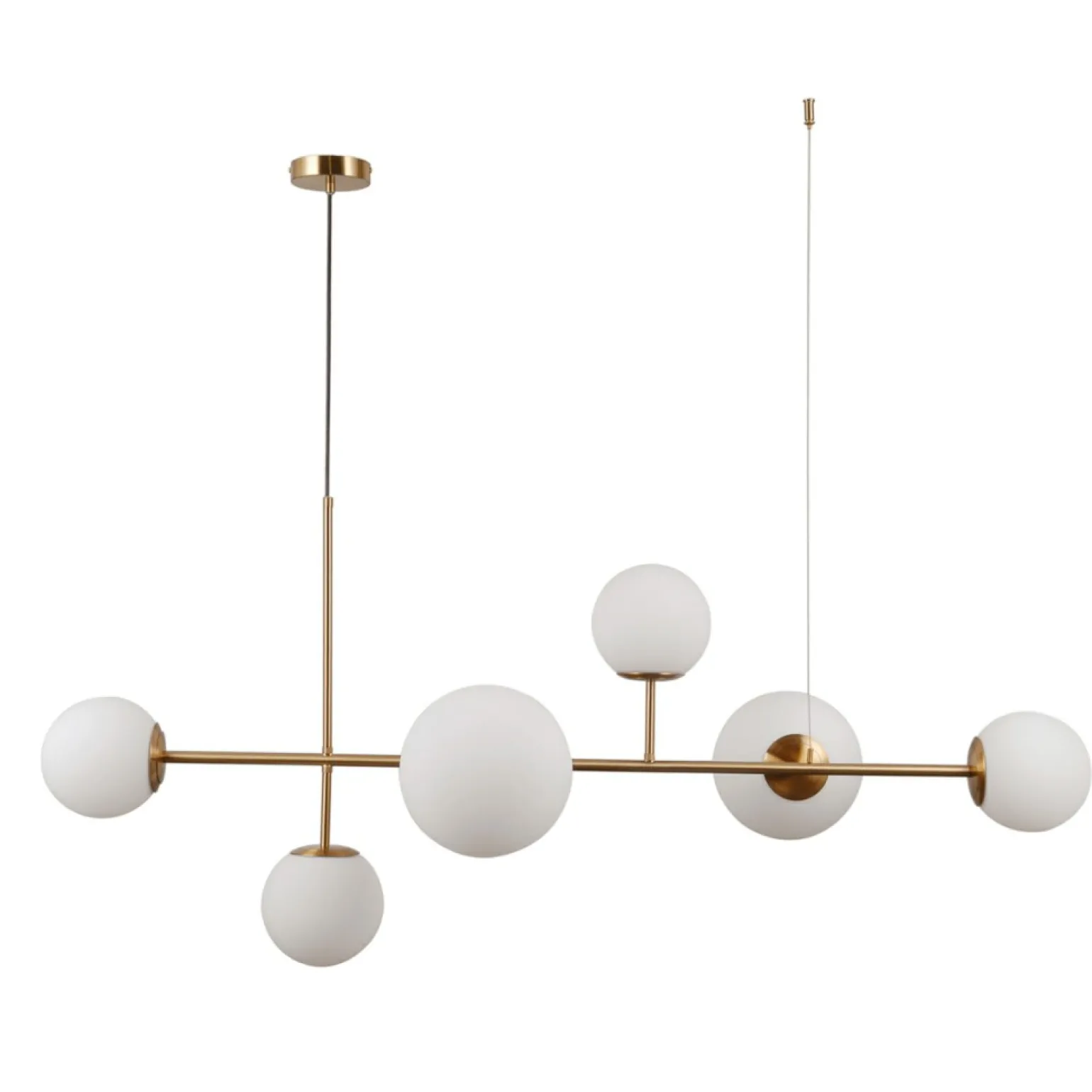Outlet Molekularna lampa wisząca PND-31221-6-HBR VAILANTE | Kaja Oświetlenie Żyrandole Nowoczesne