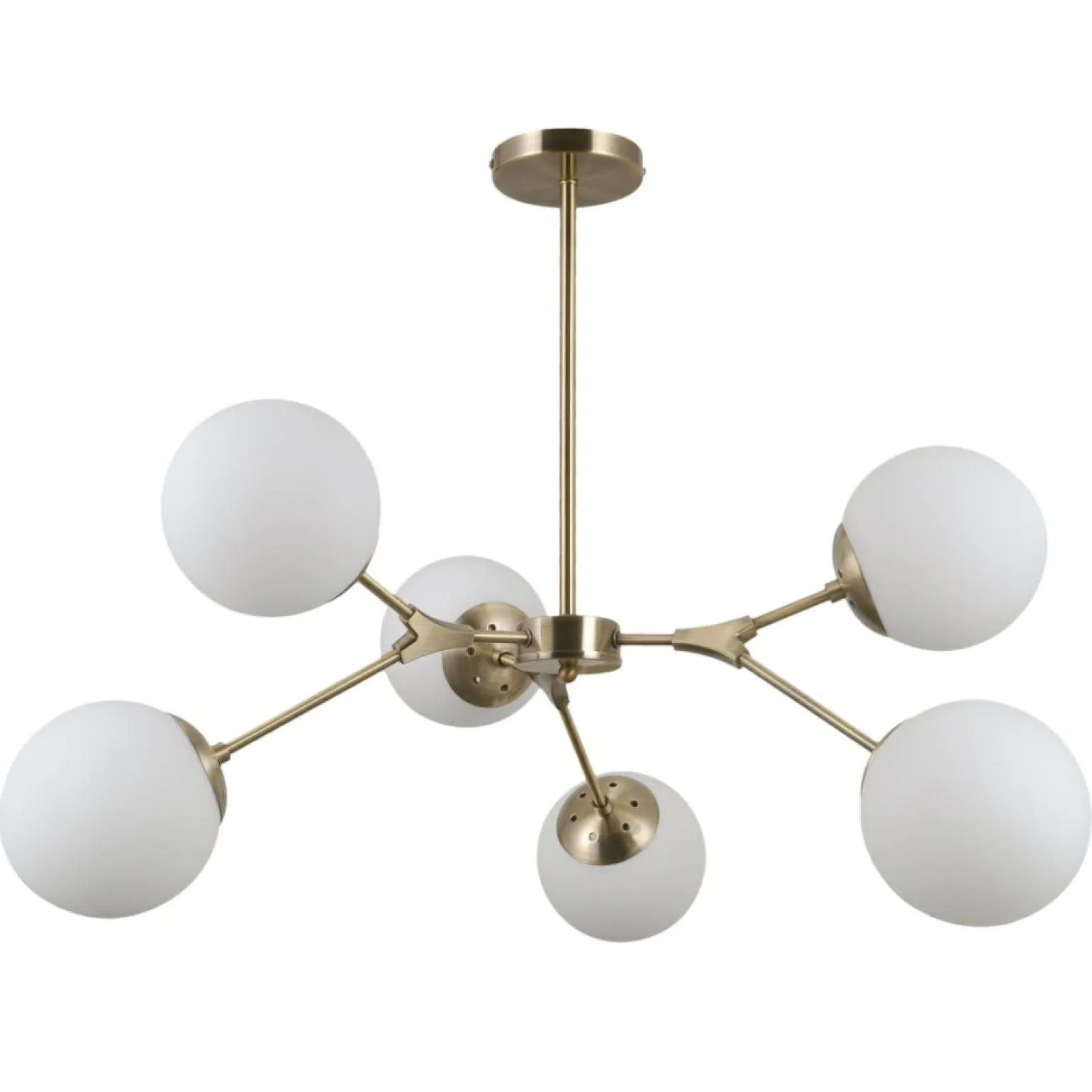 Cheap Molekularna, złota lampa sufitowa PND-56980-6C ANNES | Kaja Żyrandole Nowoczesne