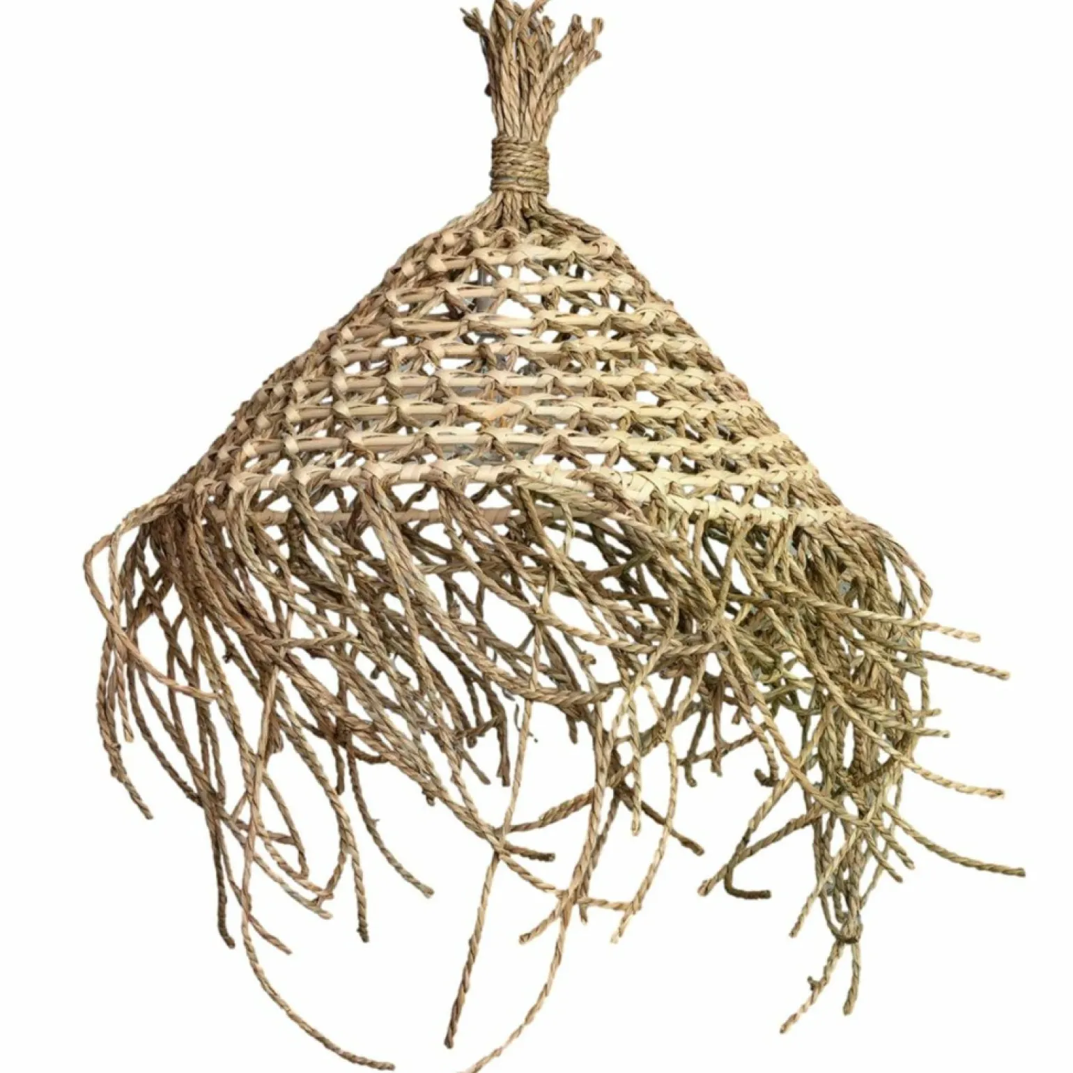 Fashion Naturalna, pleciona lampa wisząca ABR-LW15-BH-E27 BOHO | Kaja Żyrandole Nowoczesne