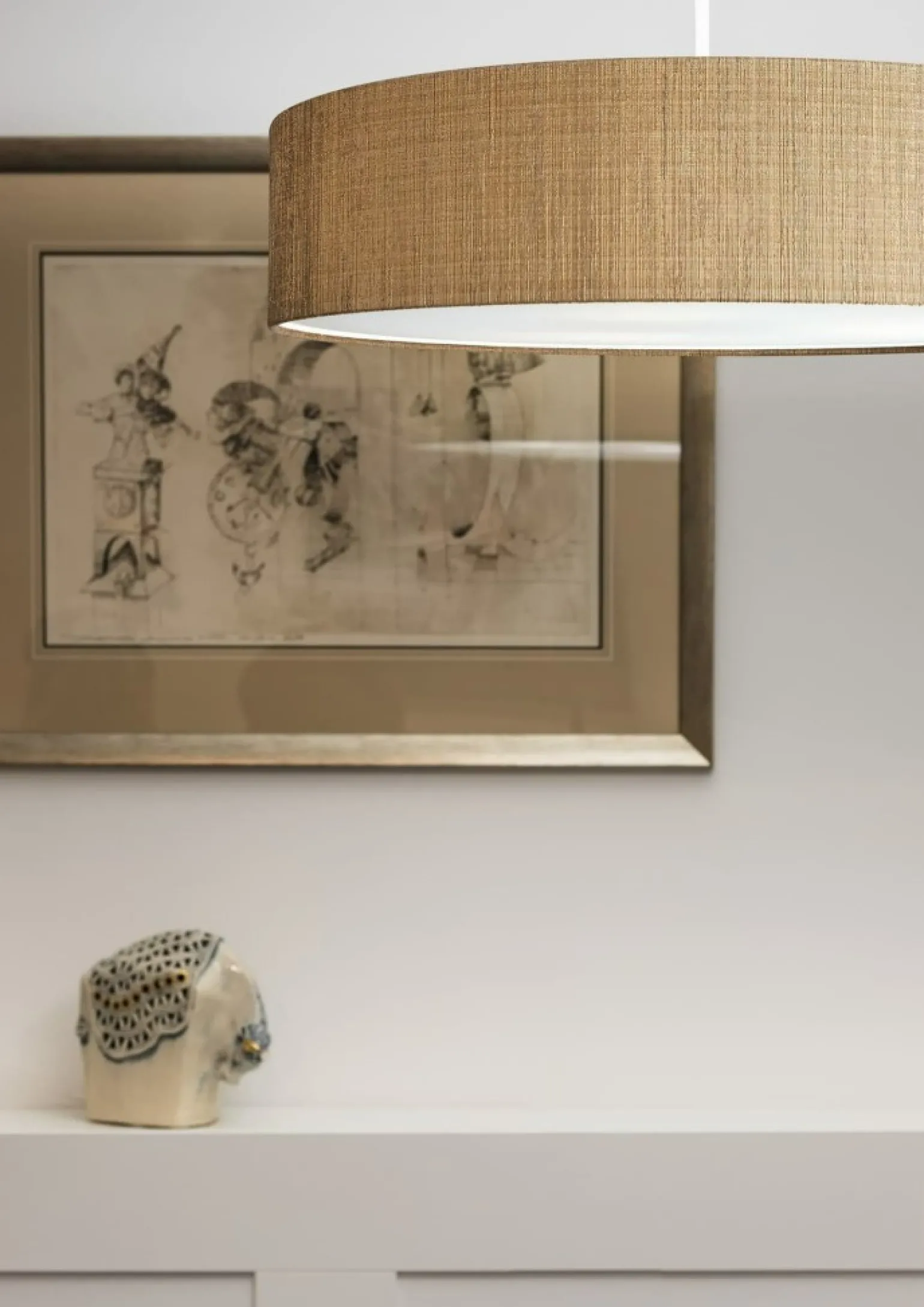 Clearance Niebanalna lampa wisząca ze m abażurem 8950 | Kaja Oświetlenie Żyrandole Nowoczesne