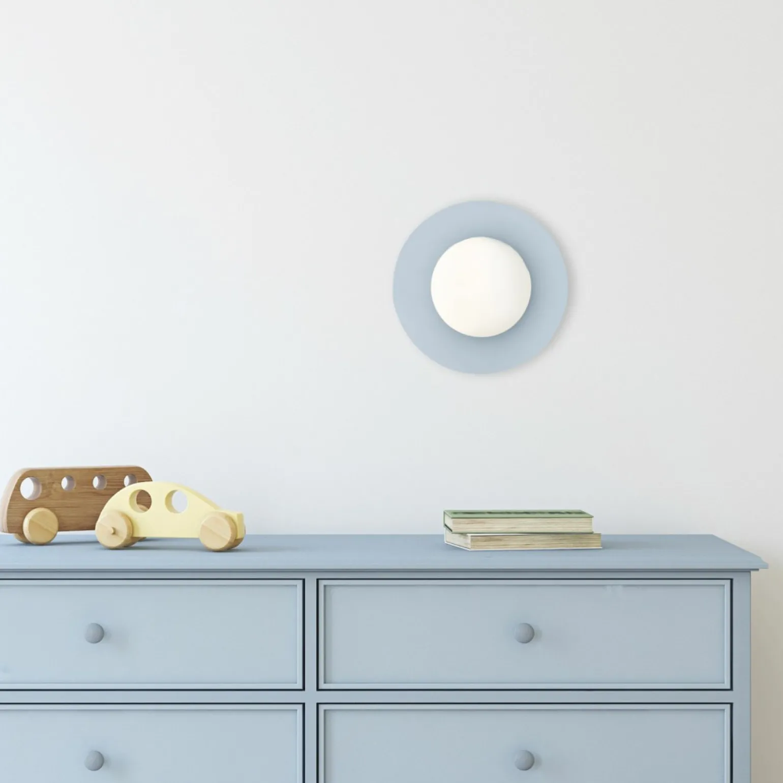 Fashion Niebieska lampa sufitowa z kloszem TK 10230 PIXI | Kaja Oświetlenie Żyrandole Nowoczesne