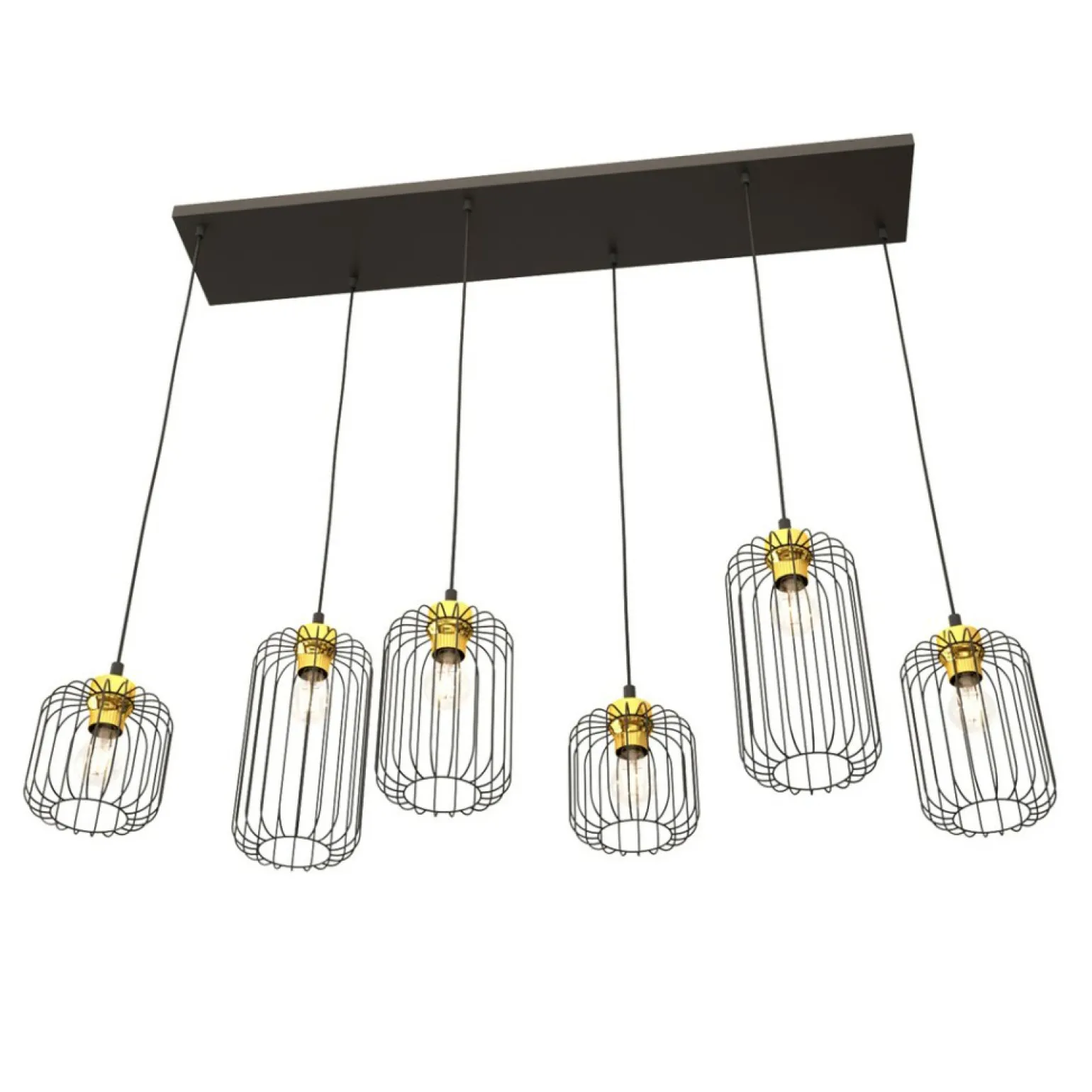 Cheap Niecodzienna lampa wisząca, na 6 żarówek 1364/6 z serii VANDER Żyrandole Nowoczesne